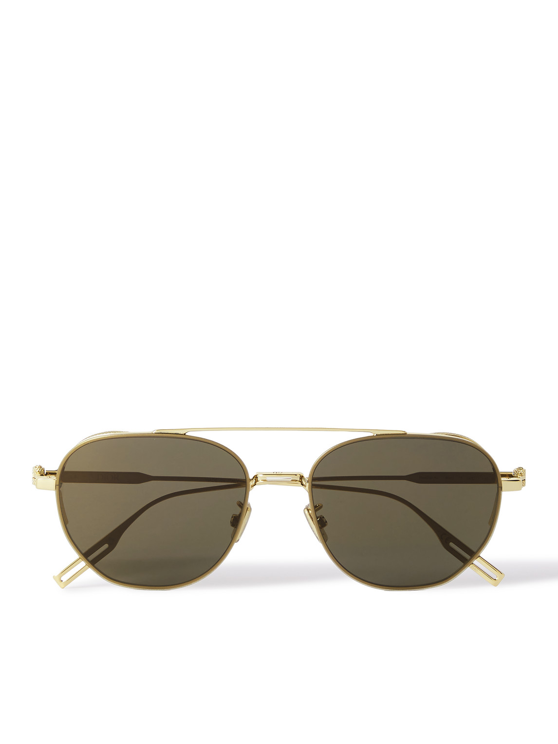 Dior Neo Ru Aviator-style Gold-tone Sunglasses