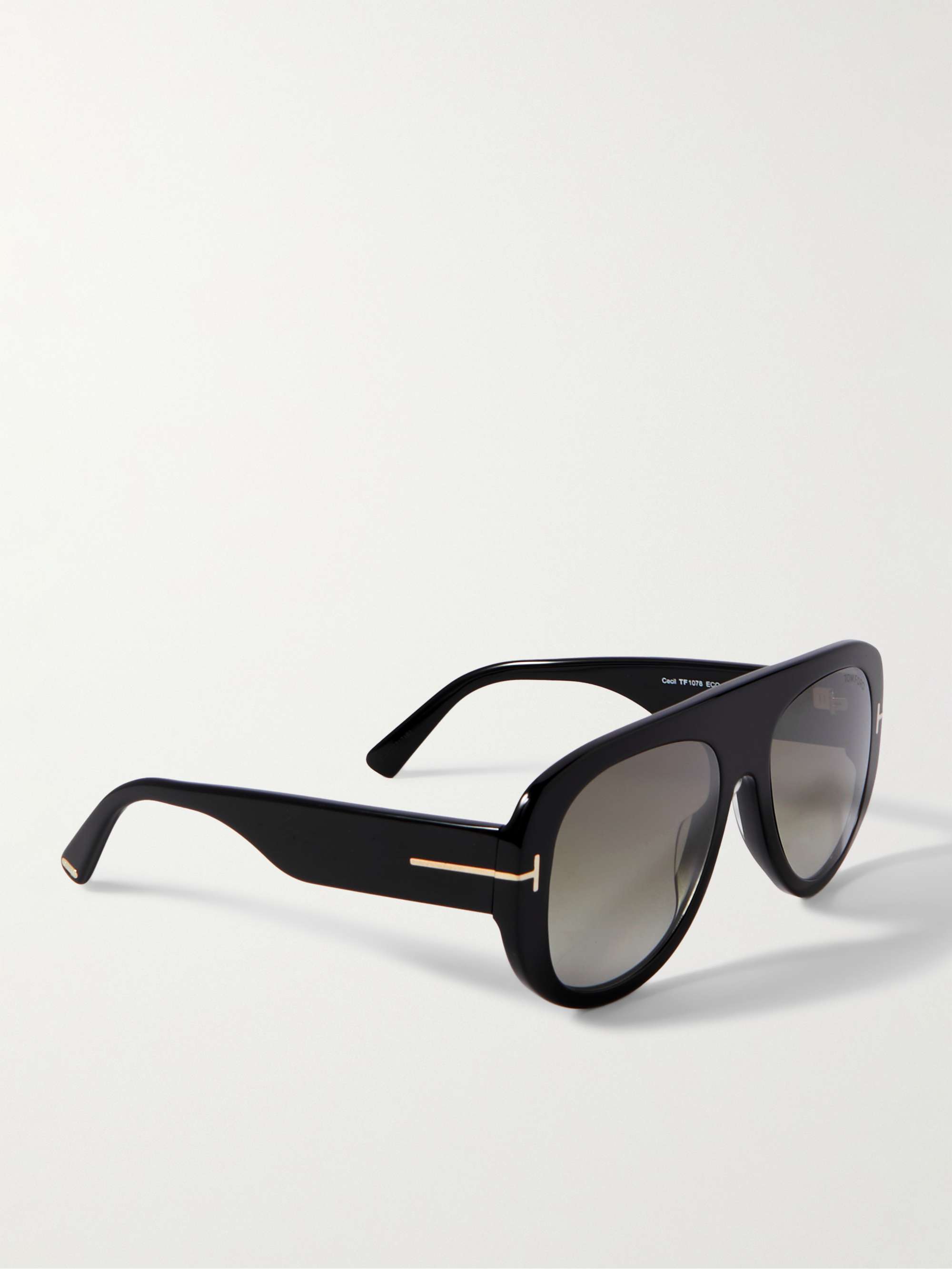 TOM FORD EYEWEAR Cecil Aviator-Style Acetate Sunglasses for Men | MR PORTER