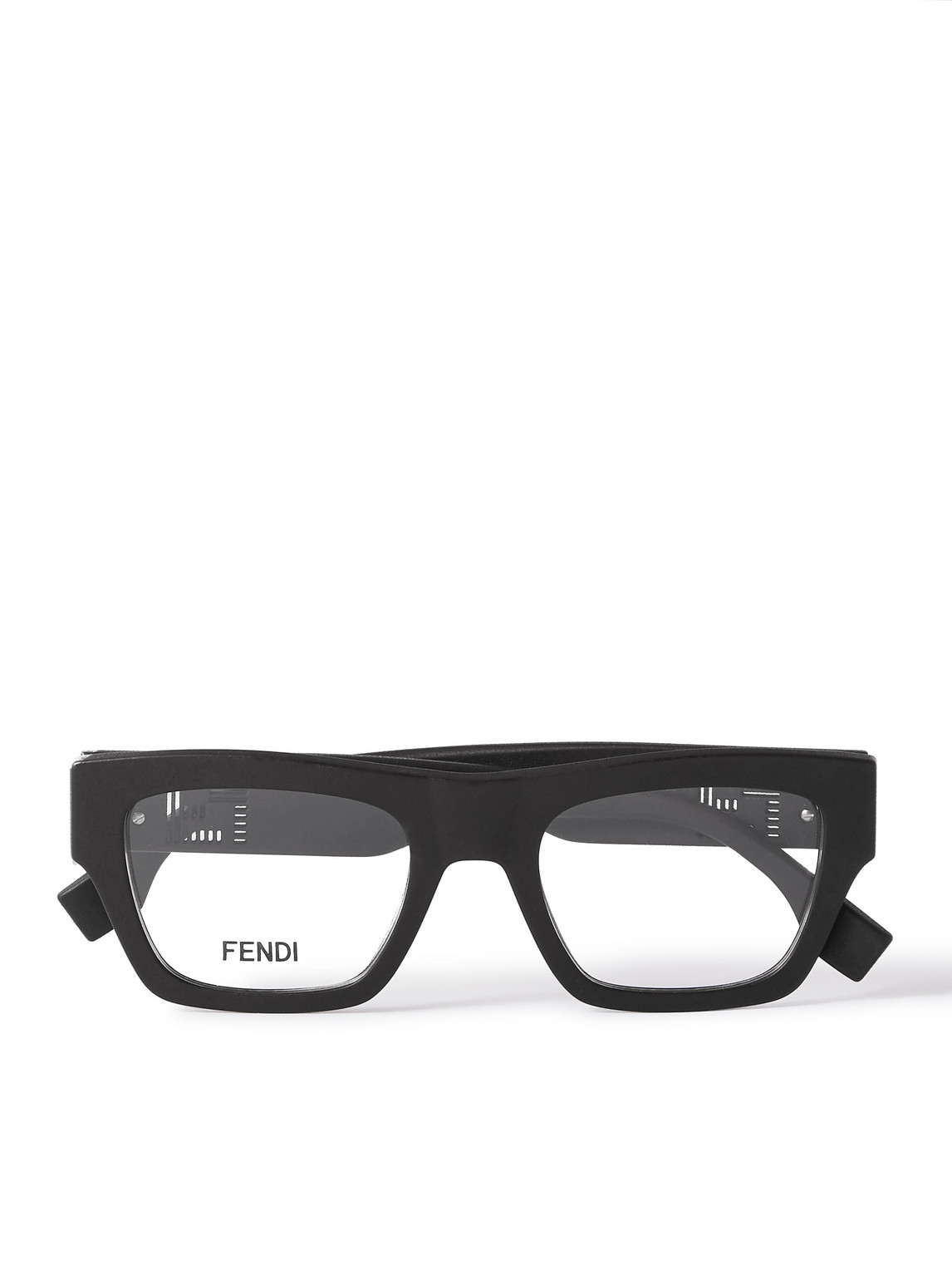 Fendi Shadow Acetate Optical Glasses In Black