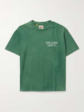 Lv Creation Solid Men Polo Neck Green T-shirt