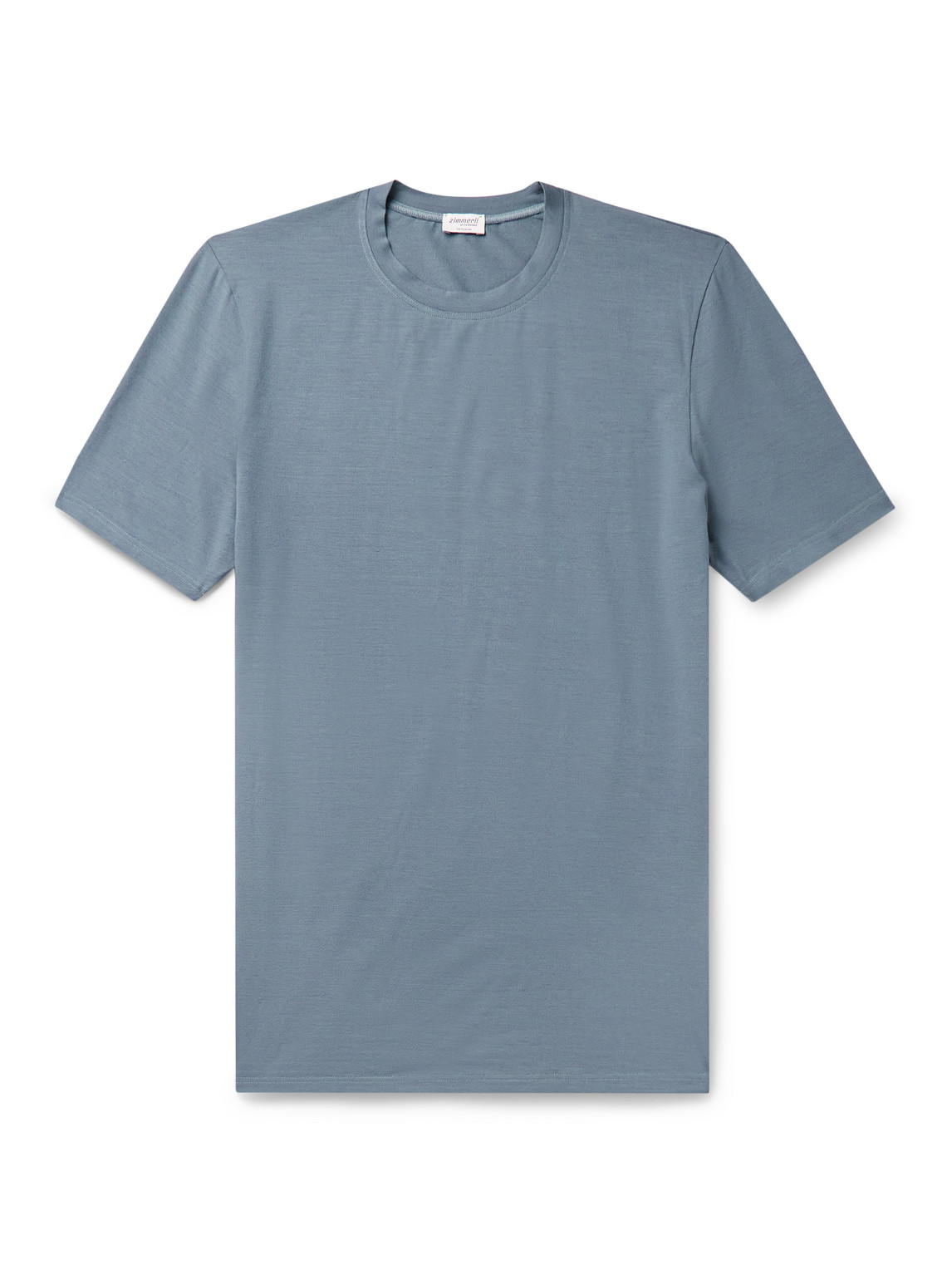 Zimmerli Pureness Stretch-tencel™ Modal T-shirt In Blue