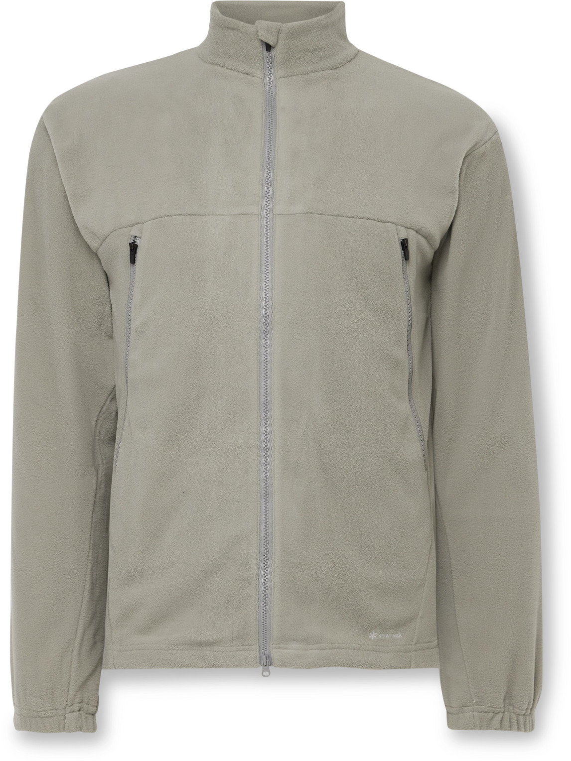 Snow Peak Slim-fit Polartec® Fleece Jacket In Gray