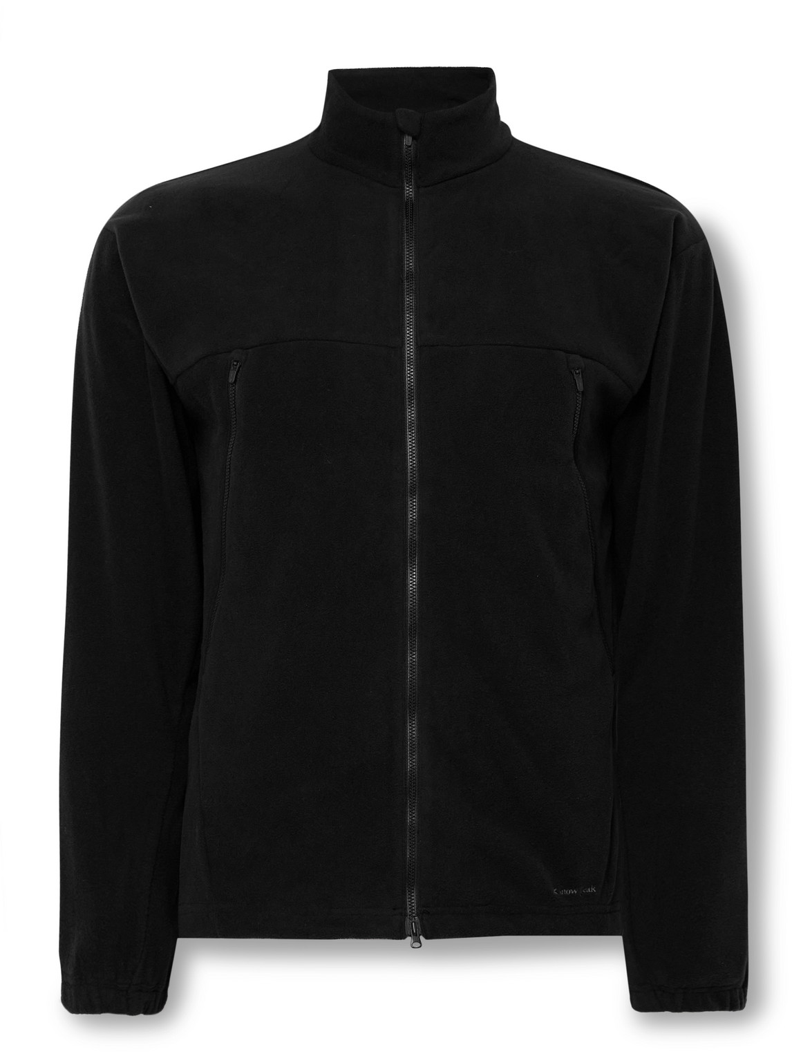 Snow Peak Slim-fit Polartec® Fleece Jacket In Black