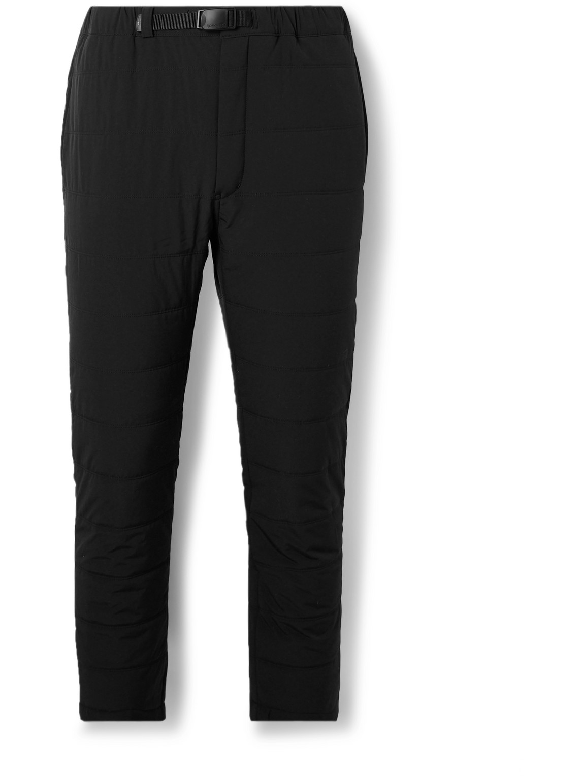 Tapered Belted Quilted Primeflex™ Shell Trousers