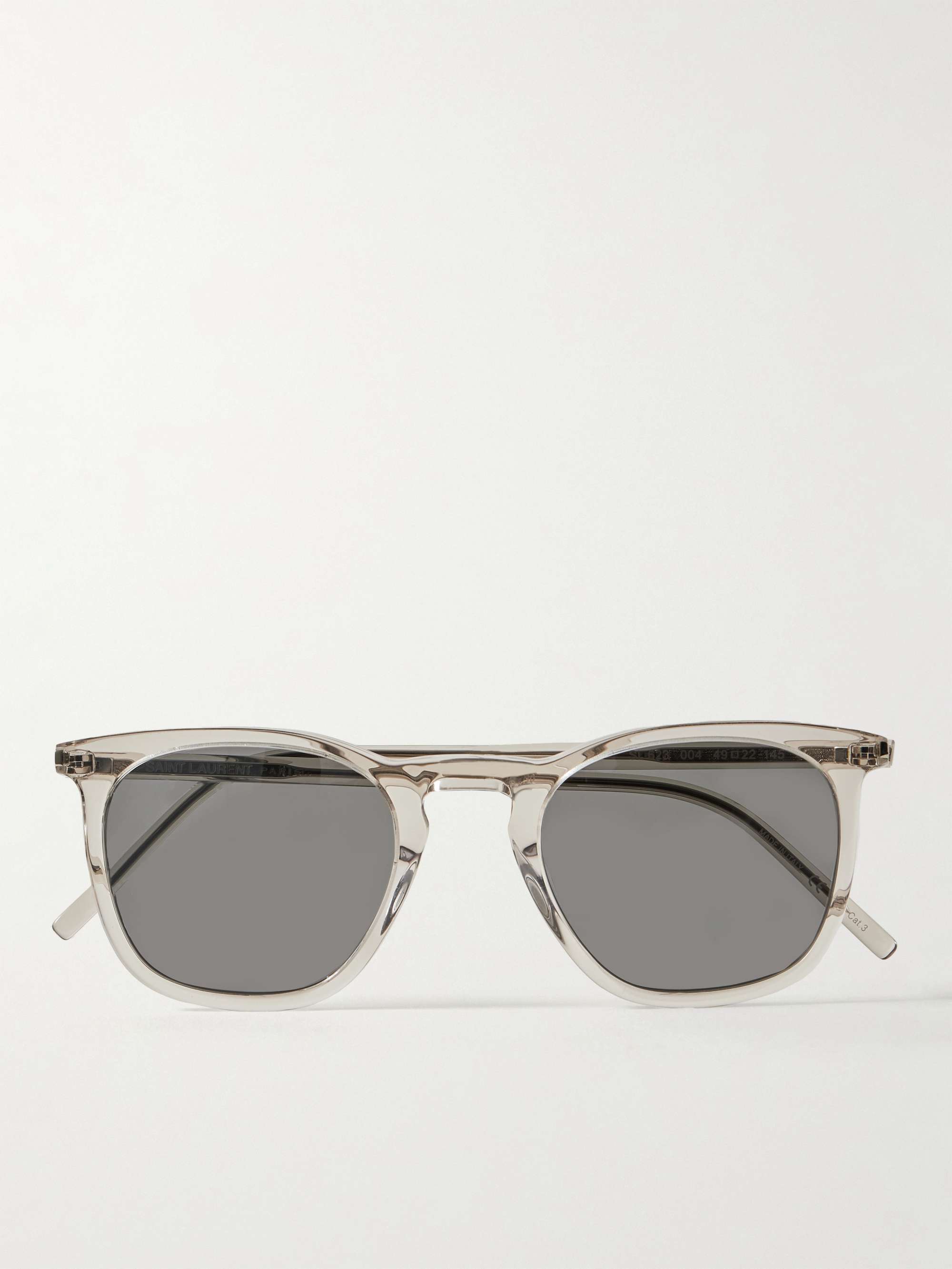 Yves Saint Laurent Clear Transparent Acetate Sunglasses - SL304 - Yoogi's  Closet