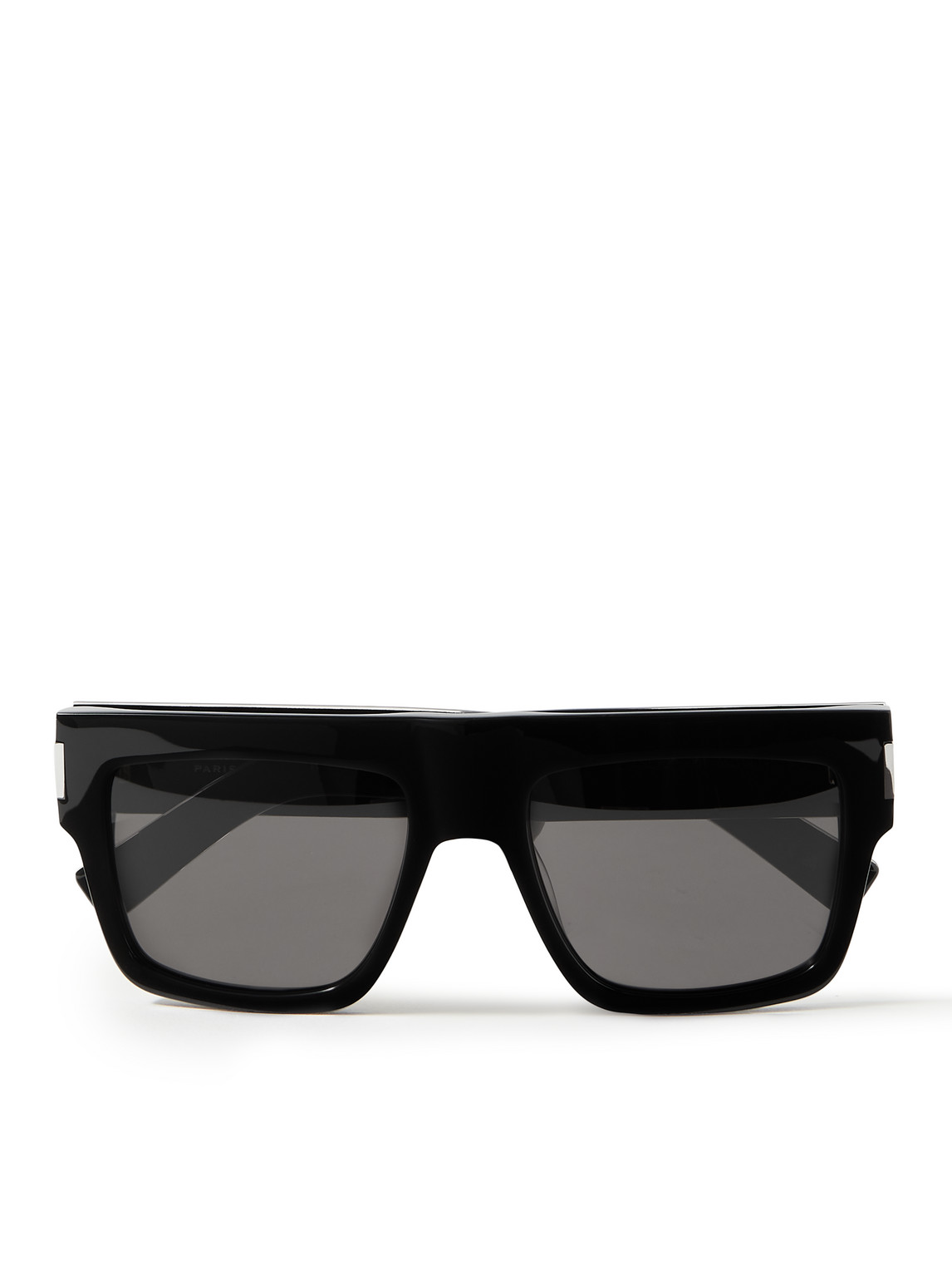 Saint Laurent Square-frame Recycled-acetate Sunglasses In Black