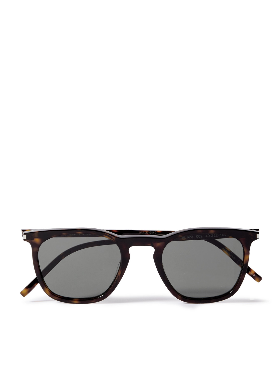 Saint Laurent D-frame Tortoiseshell Recycled-acetate Sunglasses In Black