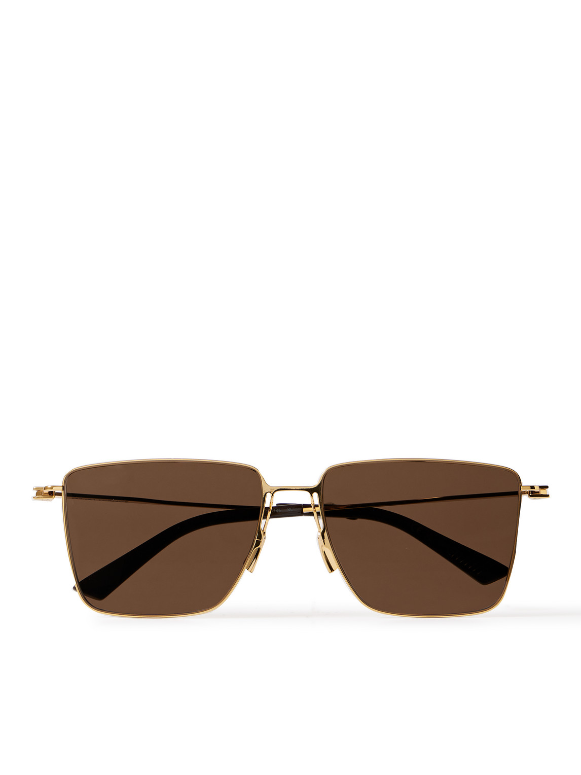 Bottega Veneta D-frame Gold-tone Sunglasses