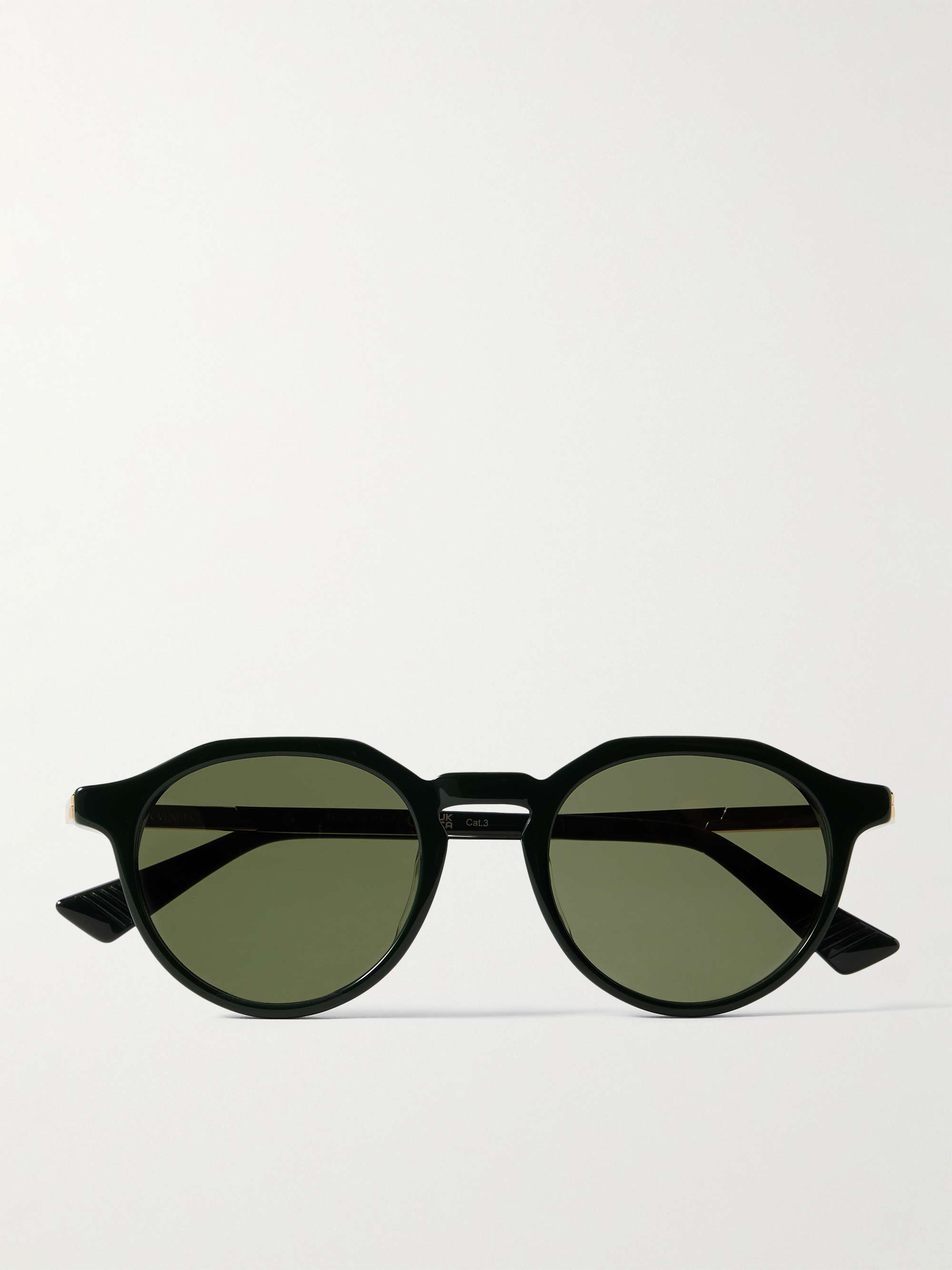 Round acetate sales sunglasses