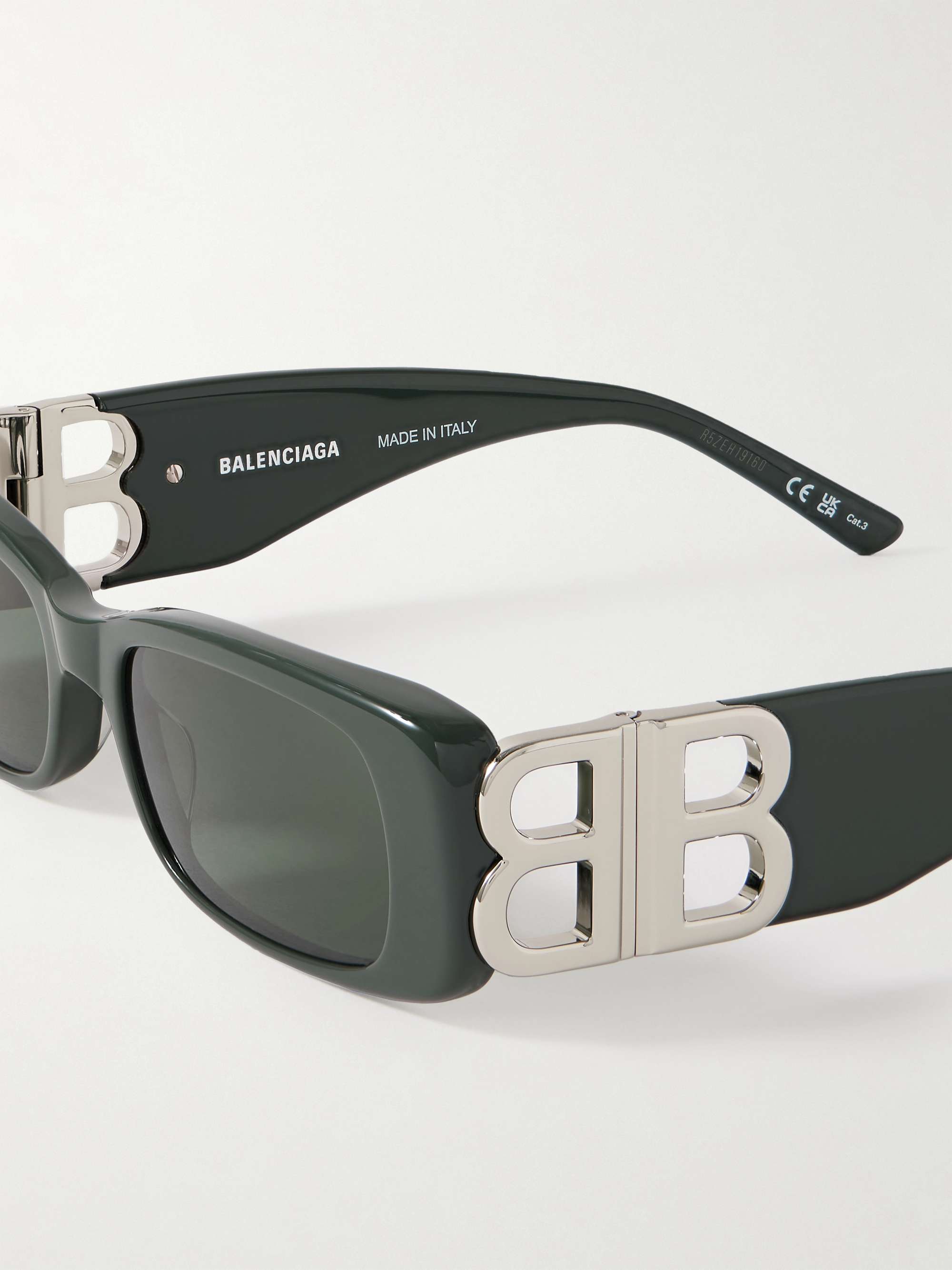 Balenciaga White Dynasty Sunglasses
