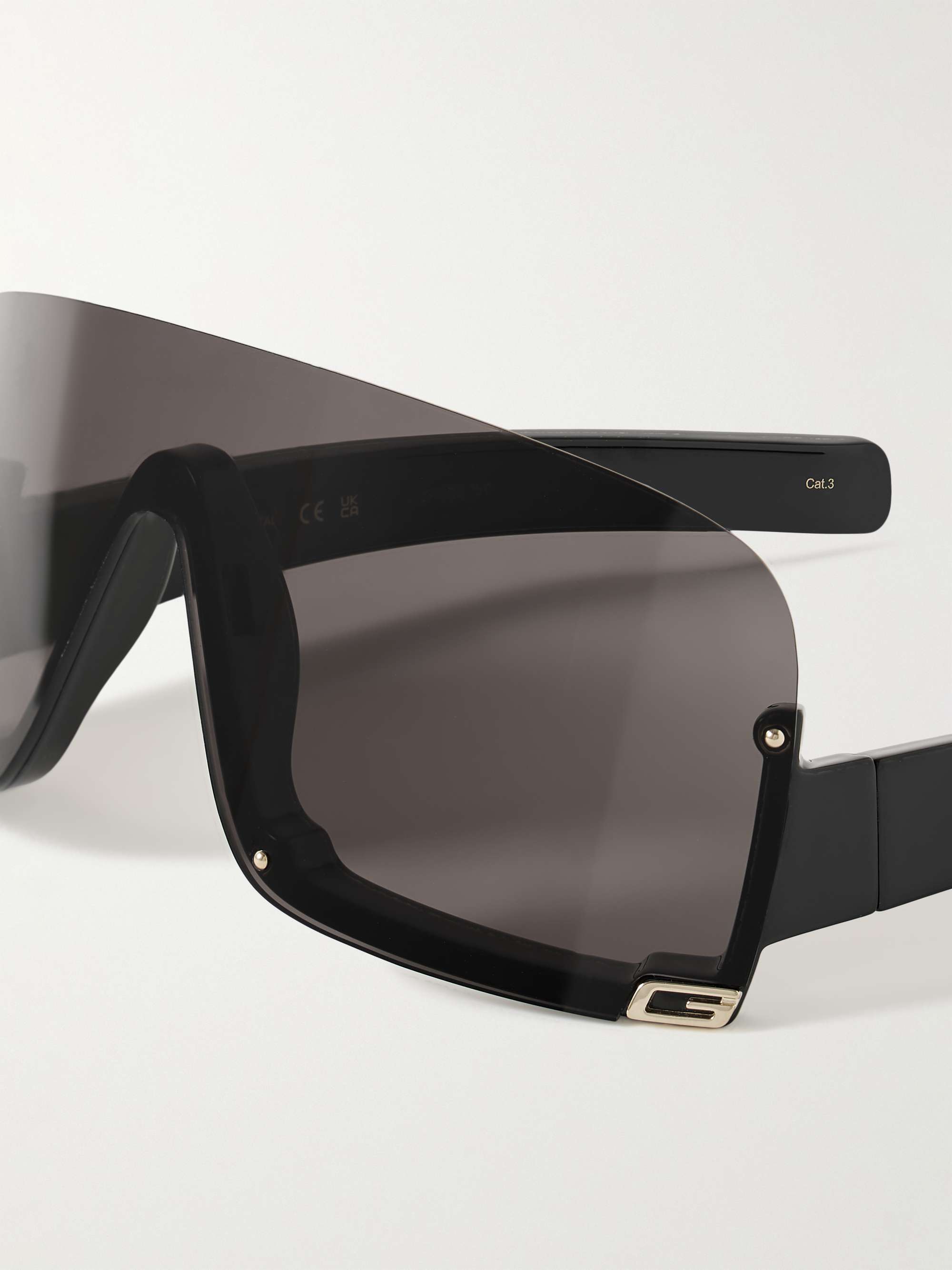 Gucci Eyewear - rectangular-frame Acetate Sunglasses - Black - One Size - Net A Porter