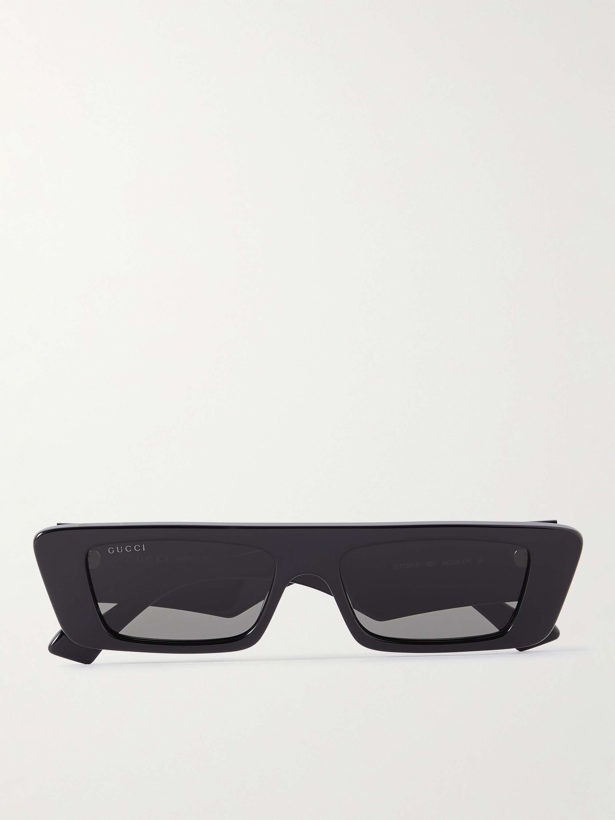 Saint Laurent Square Frame Sunglasses in Gray for Men