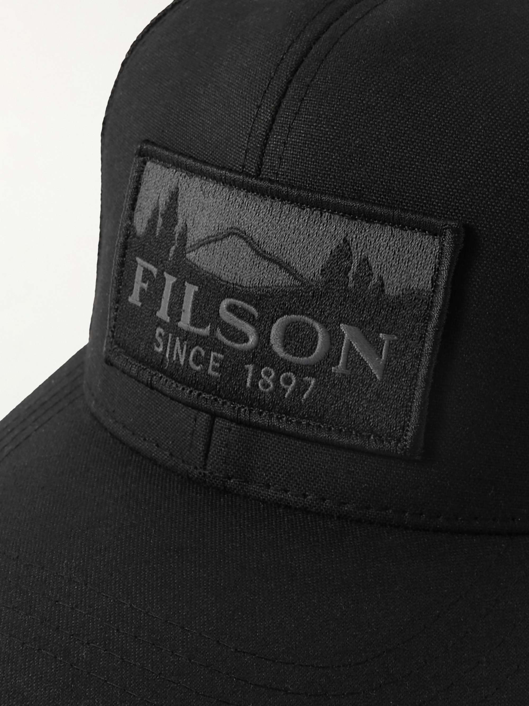 FILSON Logger LogoAppliquéd Mesh and CottonCanvas Trucker Cap for Men