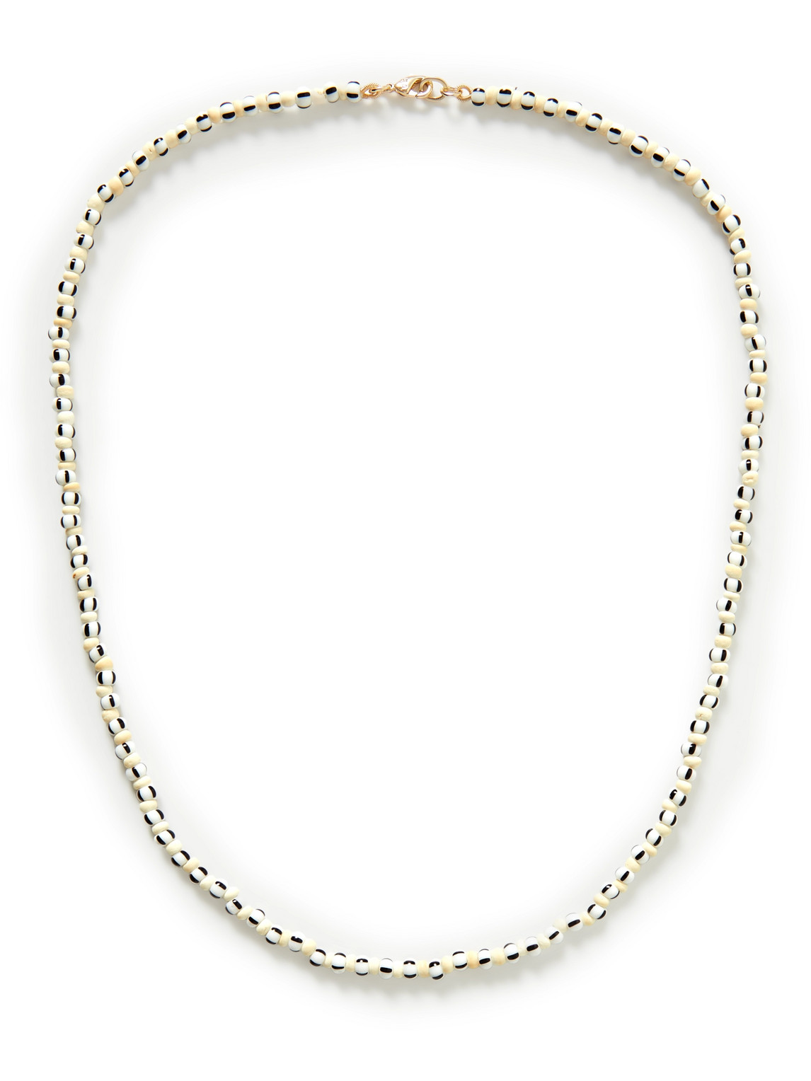 Roxanne Assoulin Gold-tone And Enamel Beaded Necklace In Neutrals