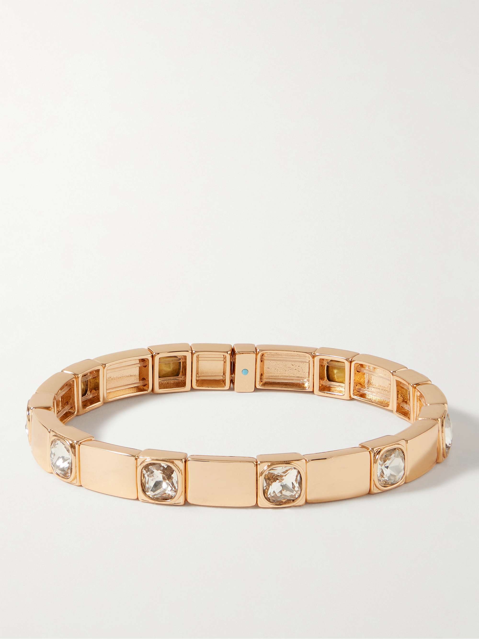ROXANNE ASSOULIN Gold-Tone and Crystal Beaded Bracelet for Men | MR PORTER