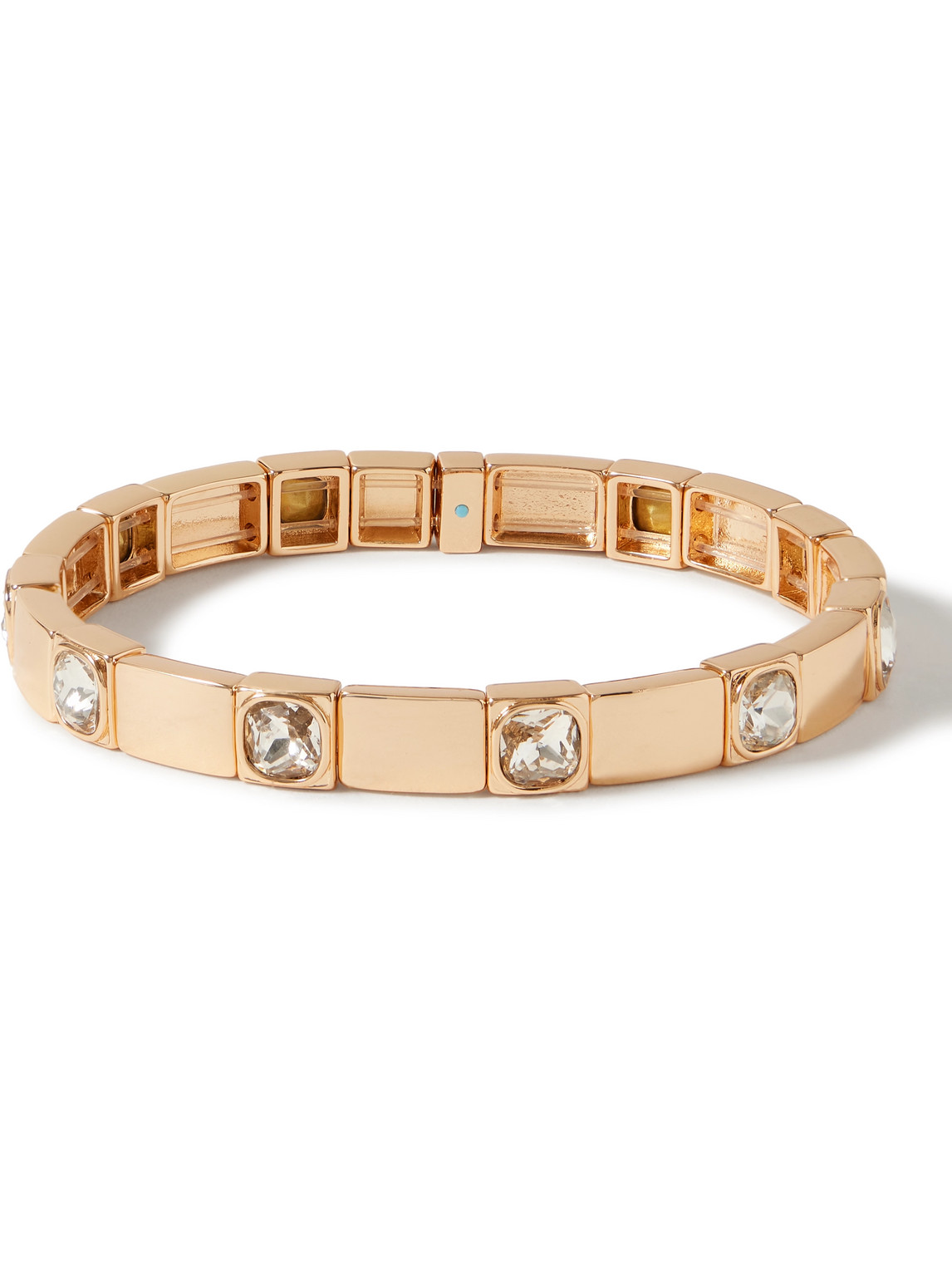 Roxanne Assoulin Gold-tone And Crystal Beaded Bracelet