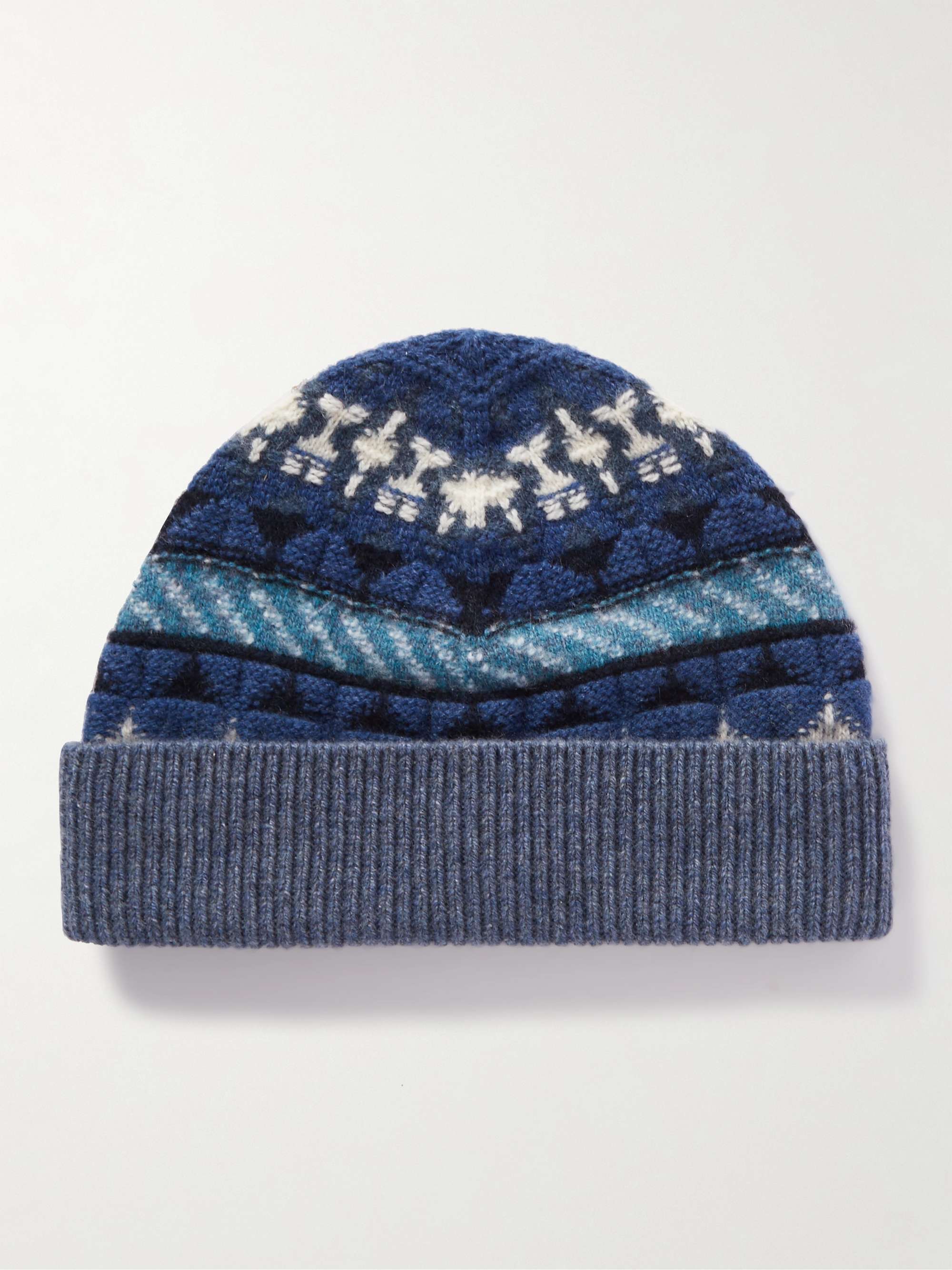 Noel Fair Isle Cashmere Beanie