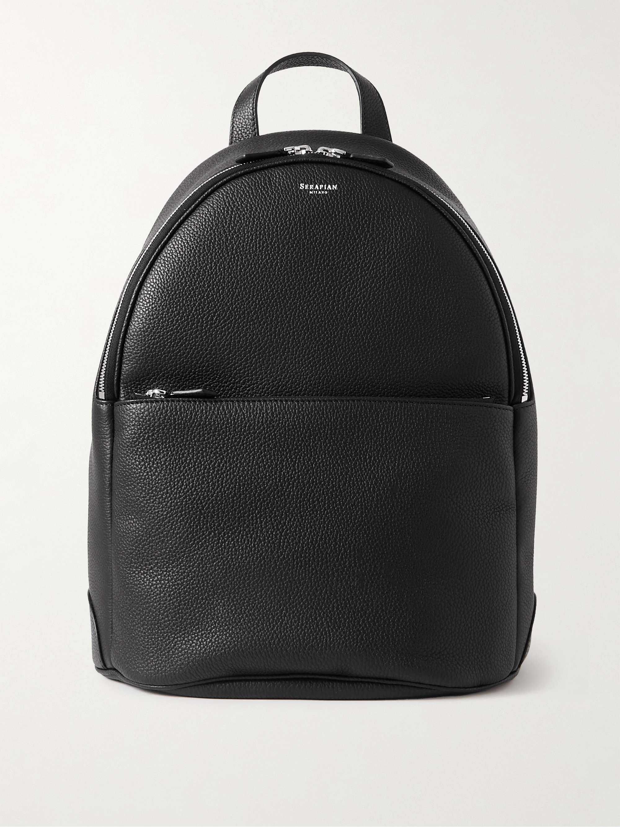 SERAPIAN Cachemire Full-Grain Leather Backpack for Men | MR PORTER