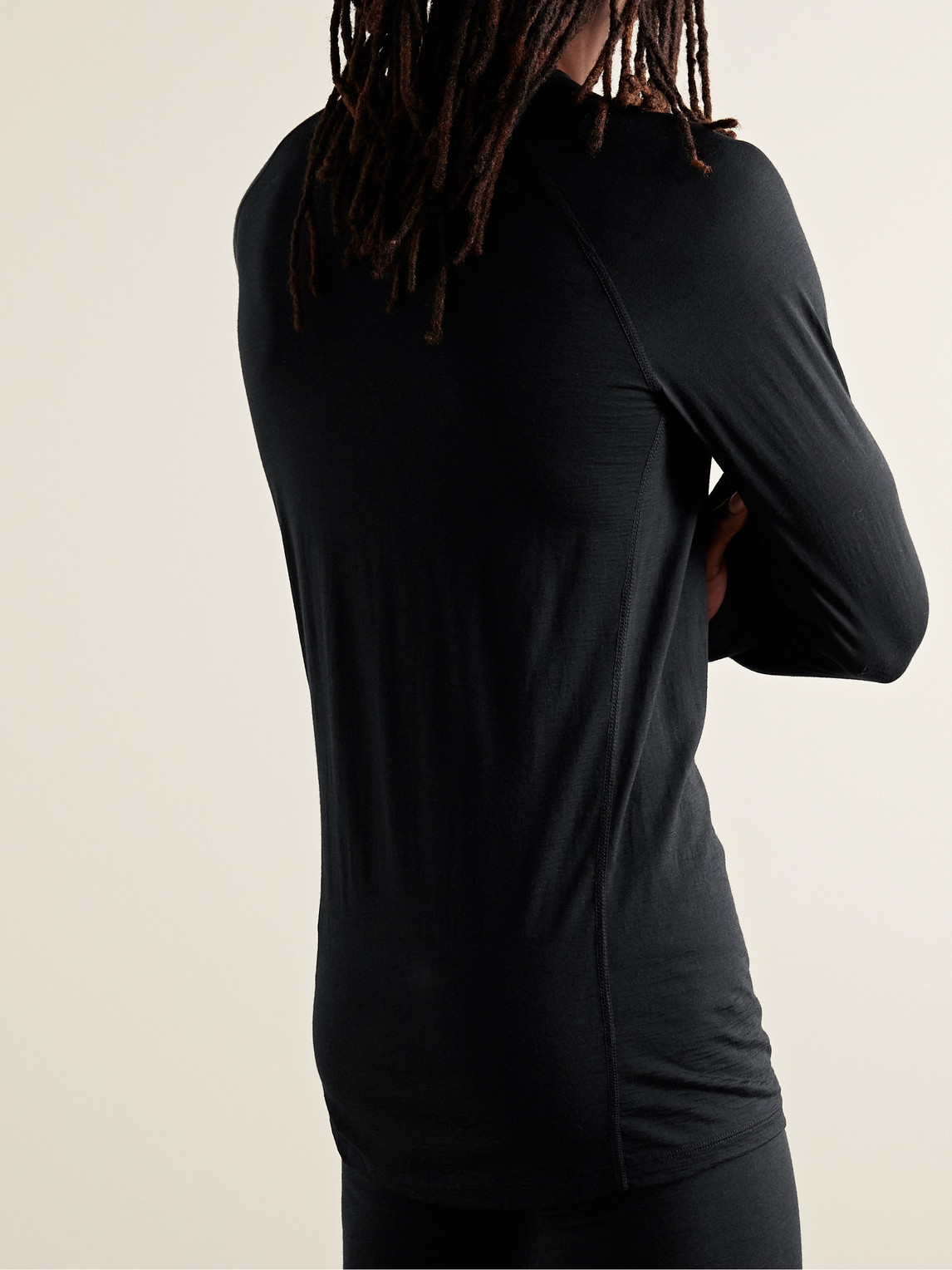 Houdini - Desoli Solid Merino™ Base Layer - Men - Black - S 