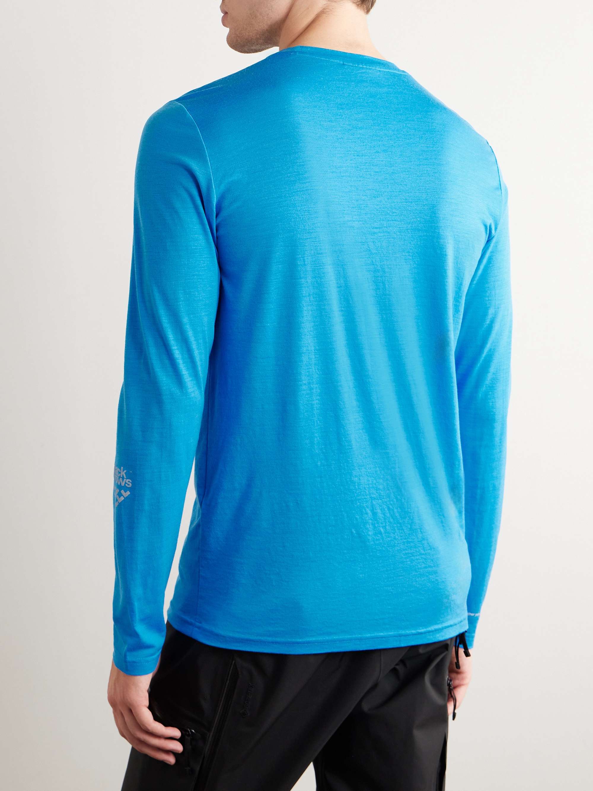 BLACK CROWS Logo-Print Merino Wool-Blend Jersey Ski Base Layer for Men