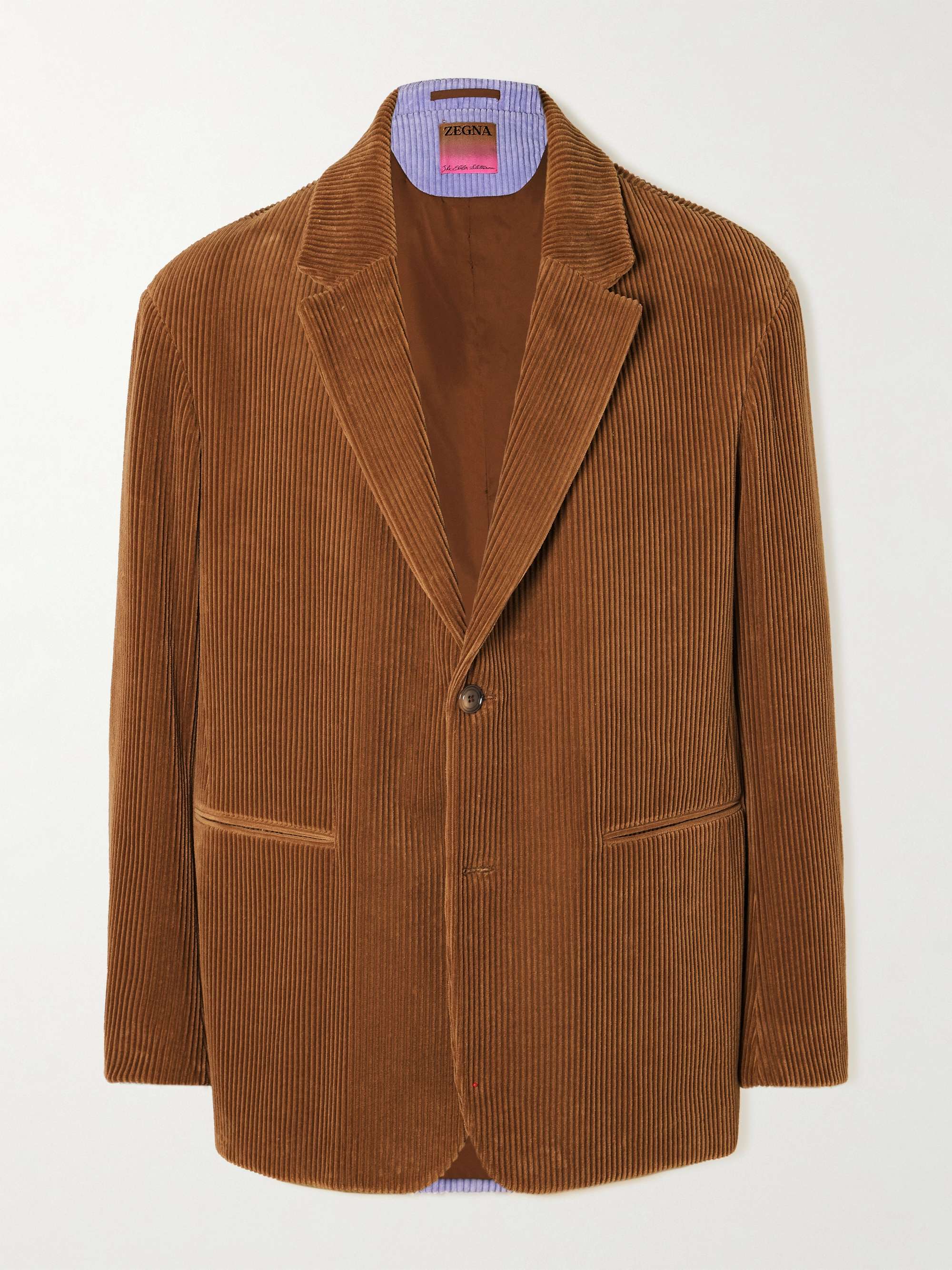 ZEGNA X THE ELDER STATESMAN Cotton and Oasi Cashmere-Blend Corduroy ...