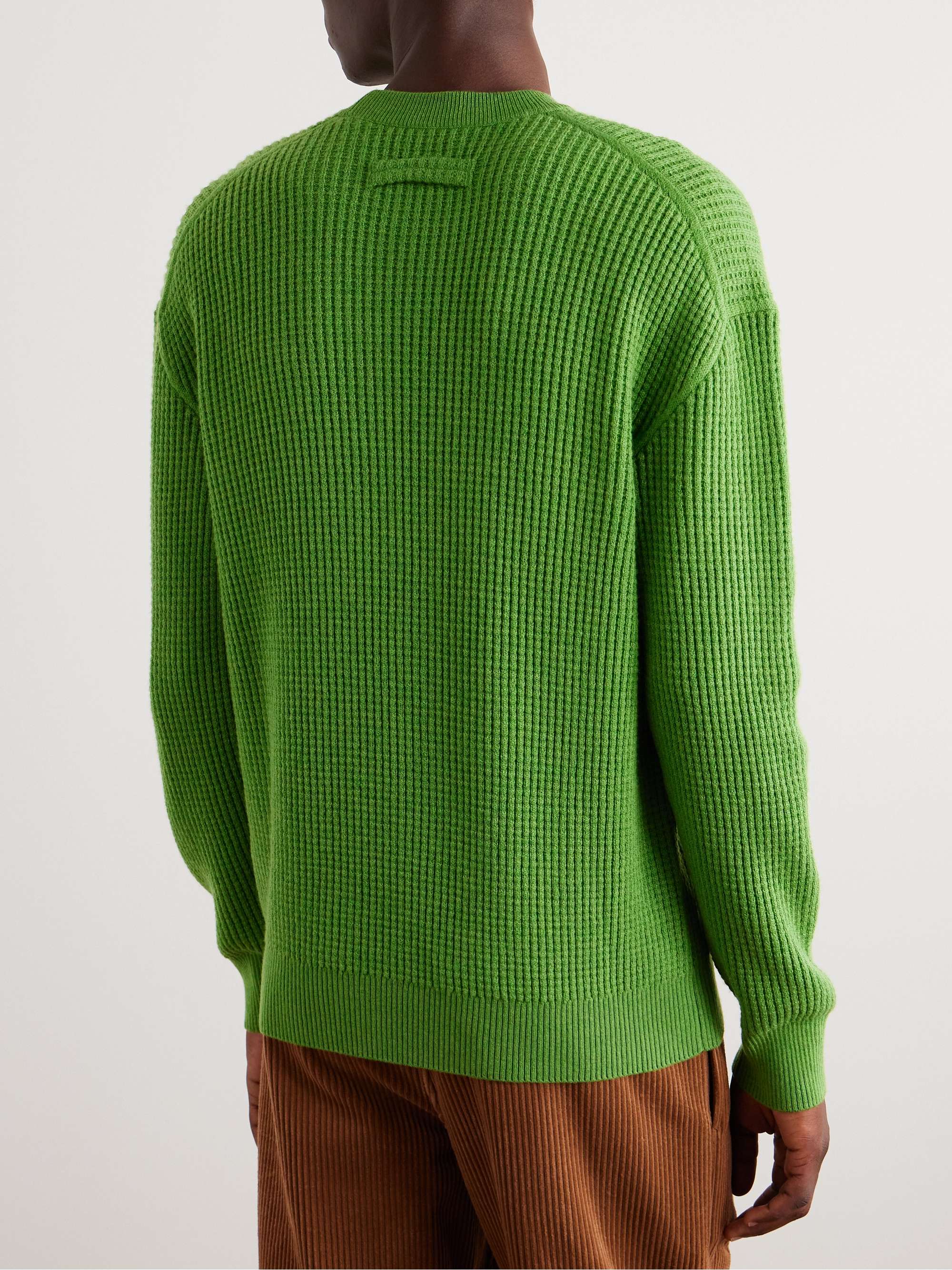 ZEGNA X THE ELDER STATESMAN Waffle-Knit Oasi Cashmere Sweater for Men ...
