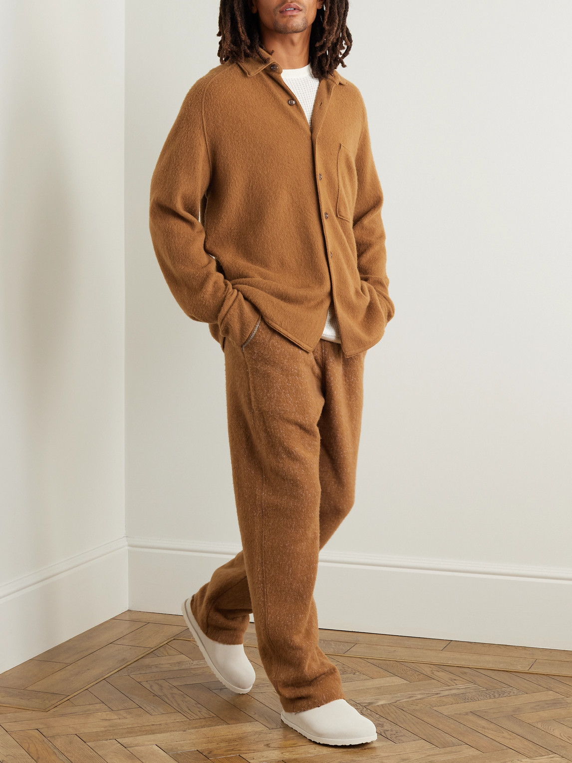 ZEGNA x The Elder Statesman Brushed Oasi Cashmere Shirt