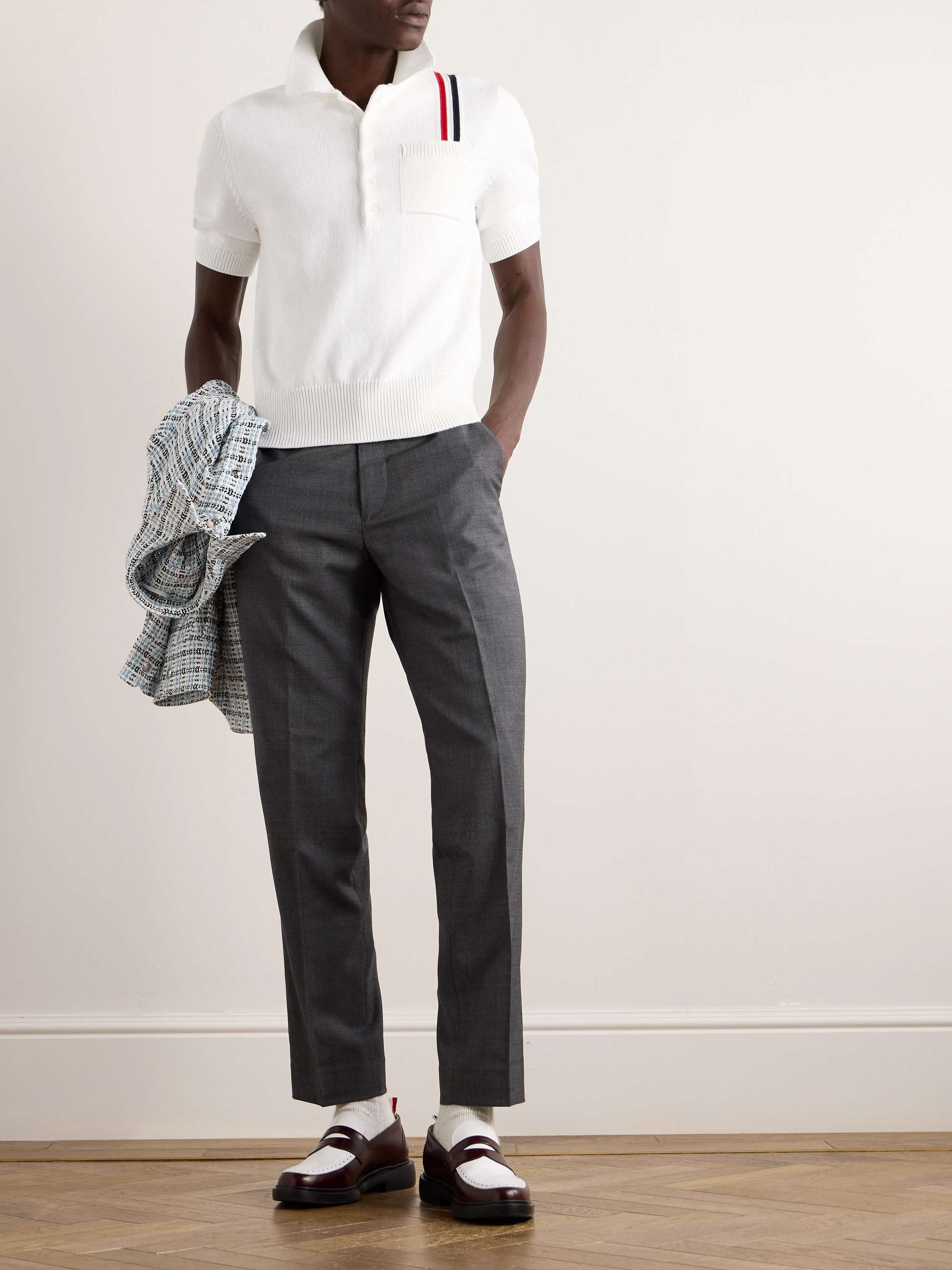 Polo Shirt THOM BROWNE Men color White