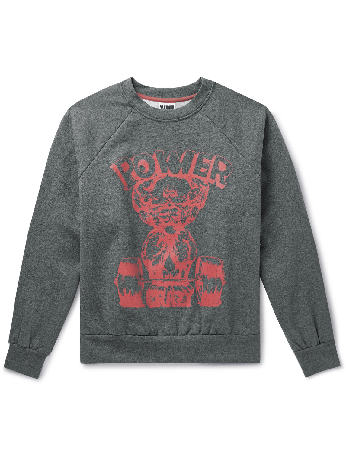 Y,iwo Logo-print Cotton-jersey Sweatshirt In Gray