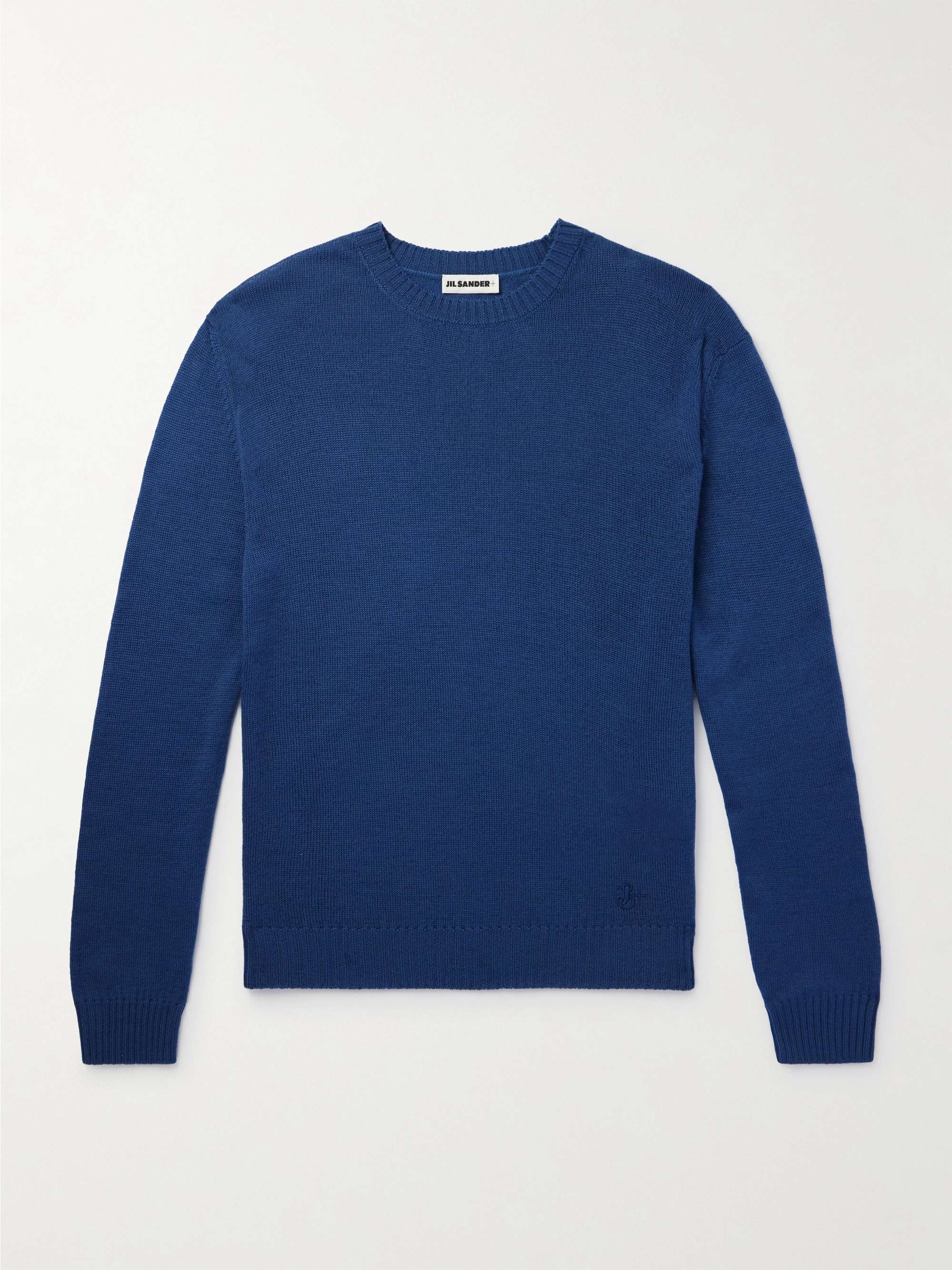 JIL SANDER Logo Embroidered Wool Sweater for Men MR PORTER