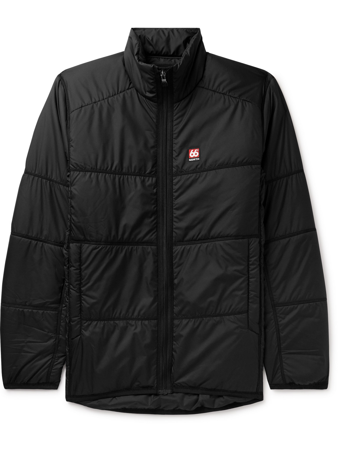 Shop 66 North Vatnajökull Quilted Padded Recycled-shell Jacket In Black