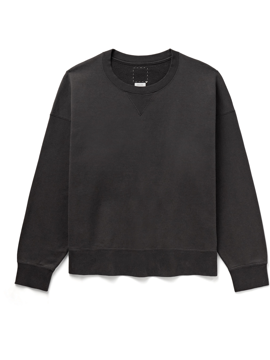 Visvim Ultimate Jumbo Sb Cotton-jersey Sweatshirt In Black