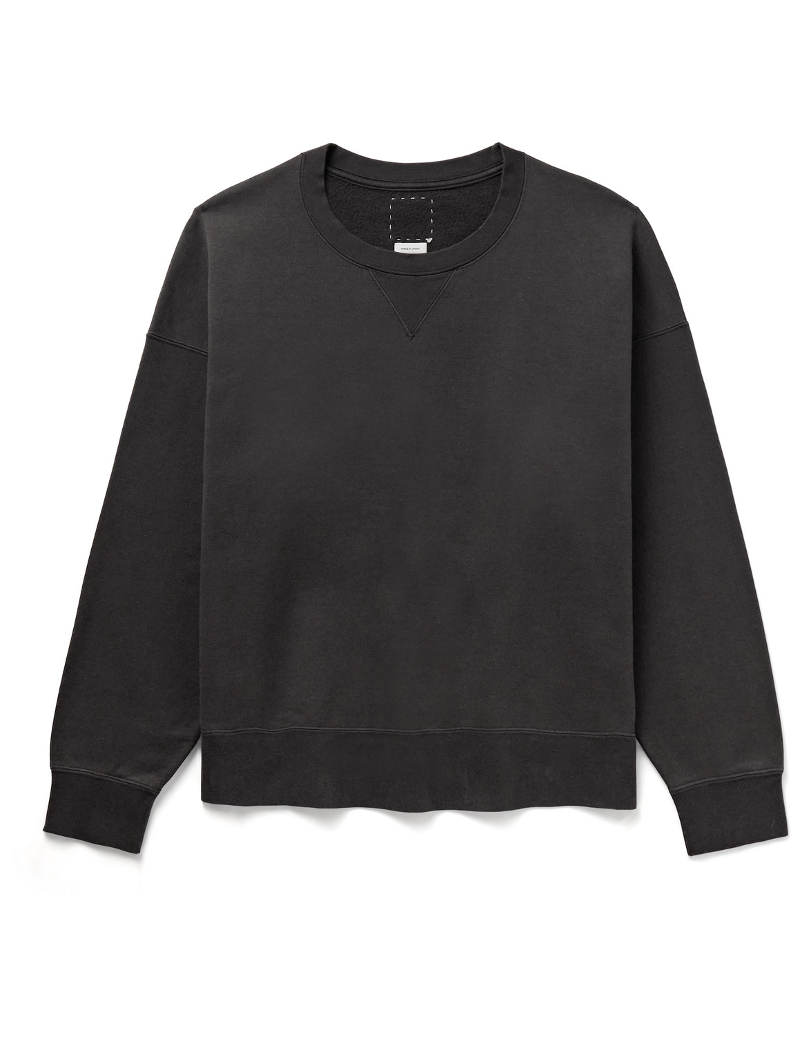Visvim - Ultimate Jumbo SB Cotton-Jersey Sweatshirt - Men - Black - 2