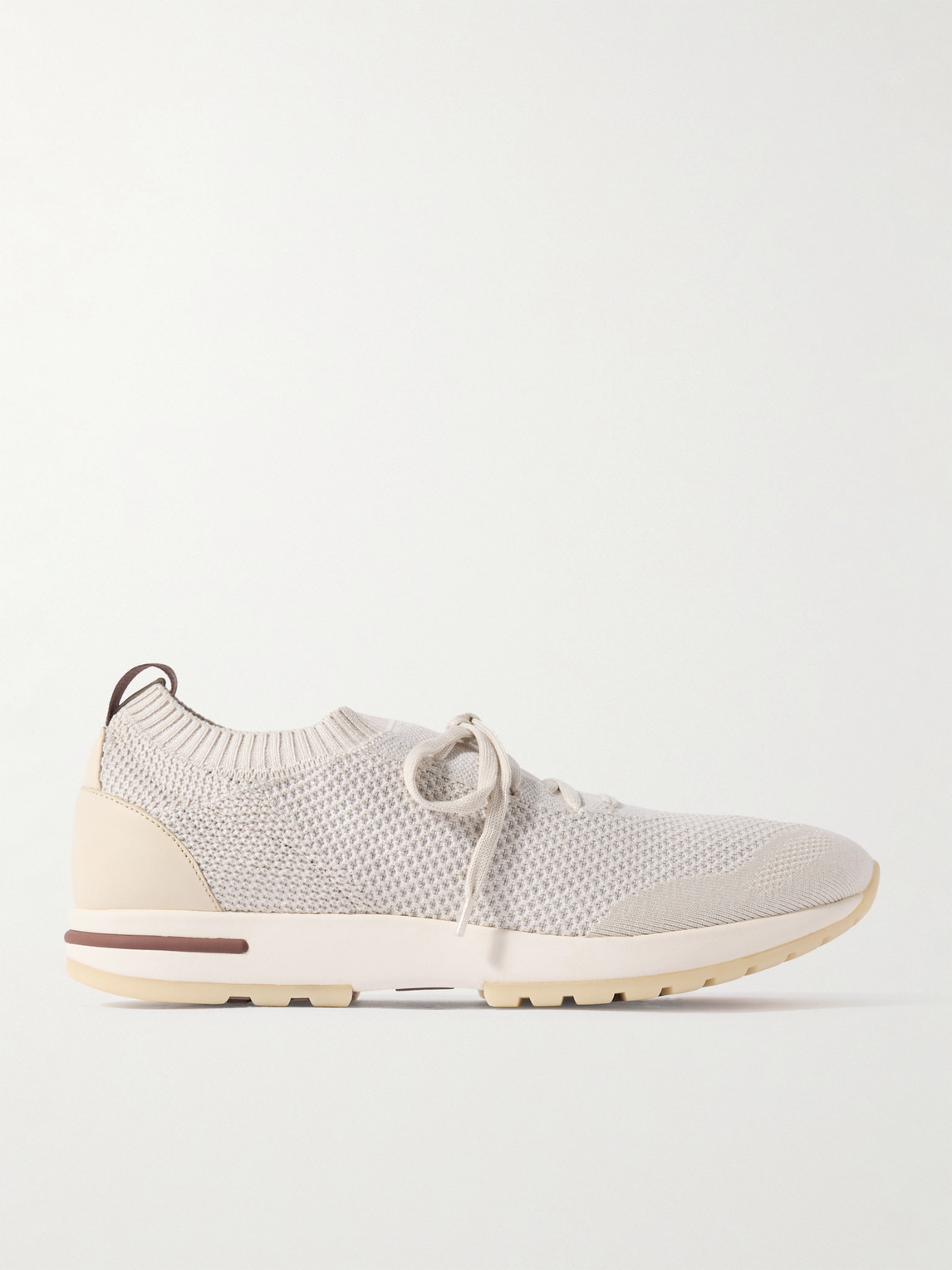 Loro Piana 360 Flexy Leather-Trimmed Knitted Wish® Wool Sneakers - Men