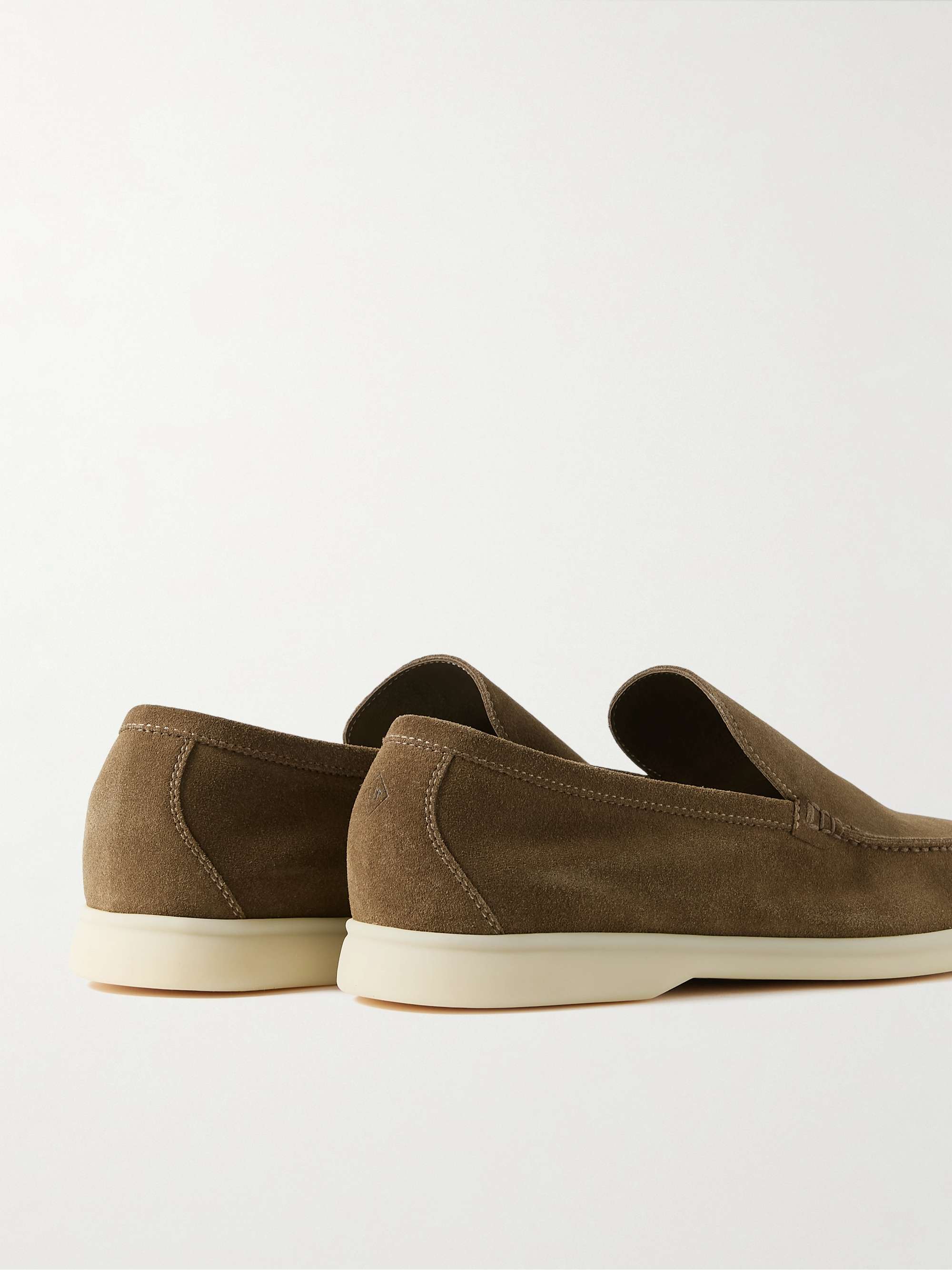 LORO PIANA Summer Walk Suede Loafers