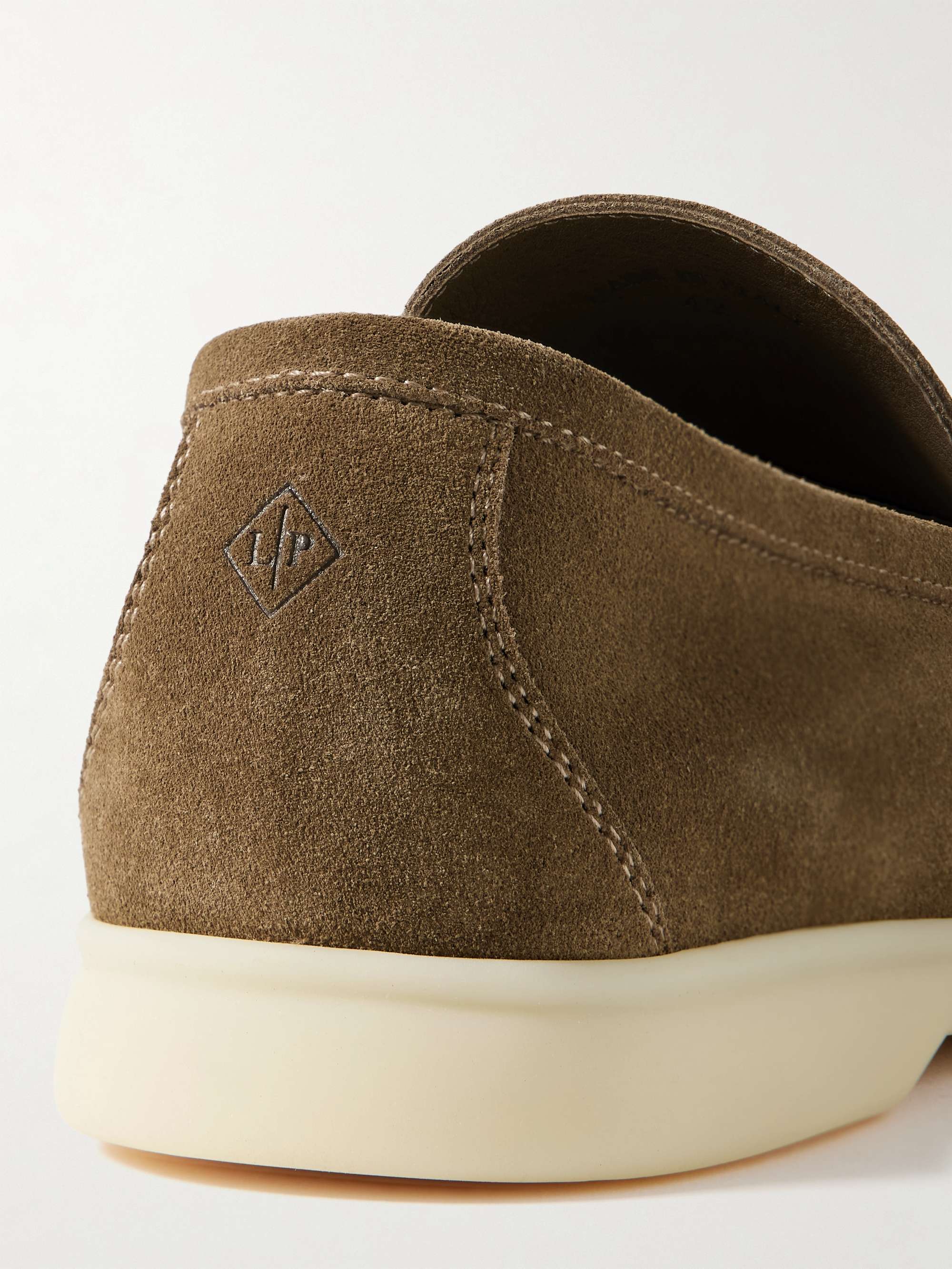 LORO PIANA Summer Walk Suede Loafers