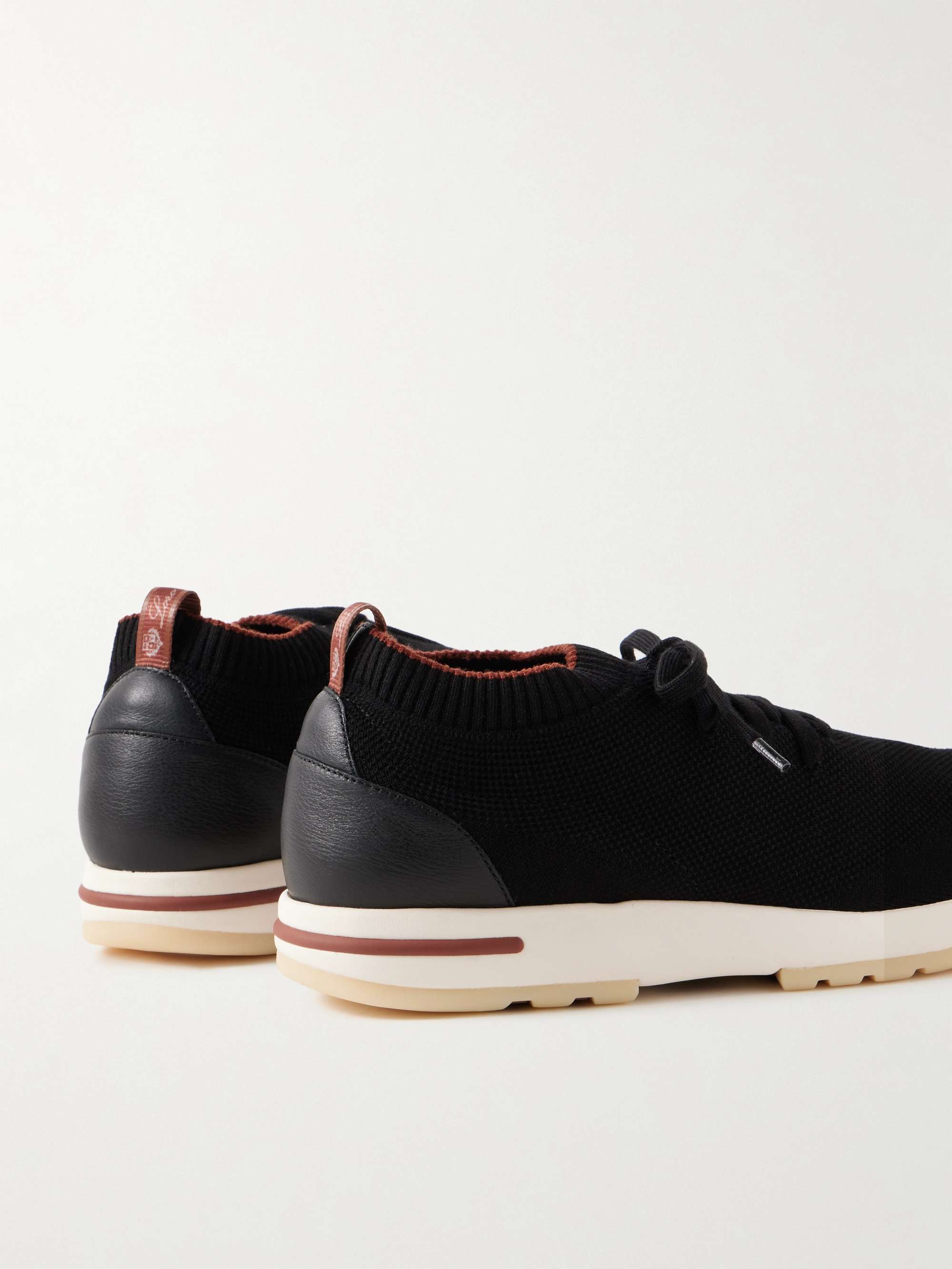 LORO PIANA Sneakers in lana Wish con finiture in pelle 360 Flexy Walk