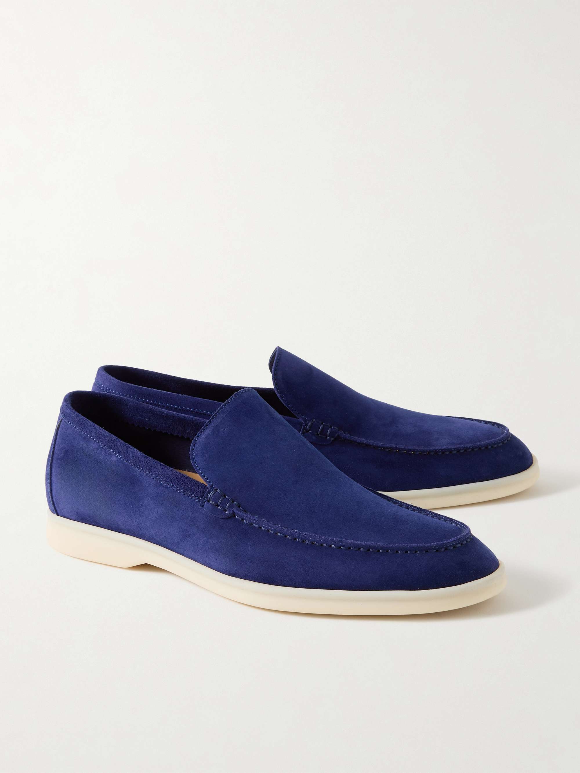 LORO PIANA Summer Walk Suede Loafers