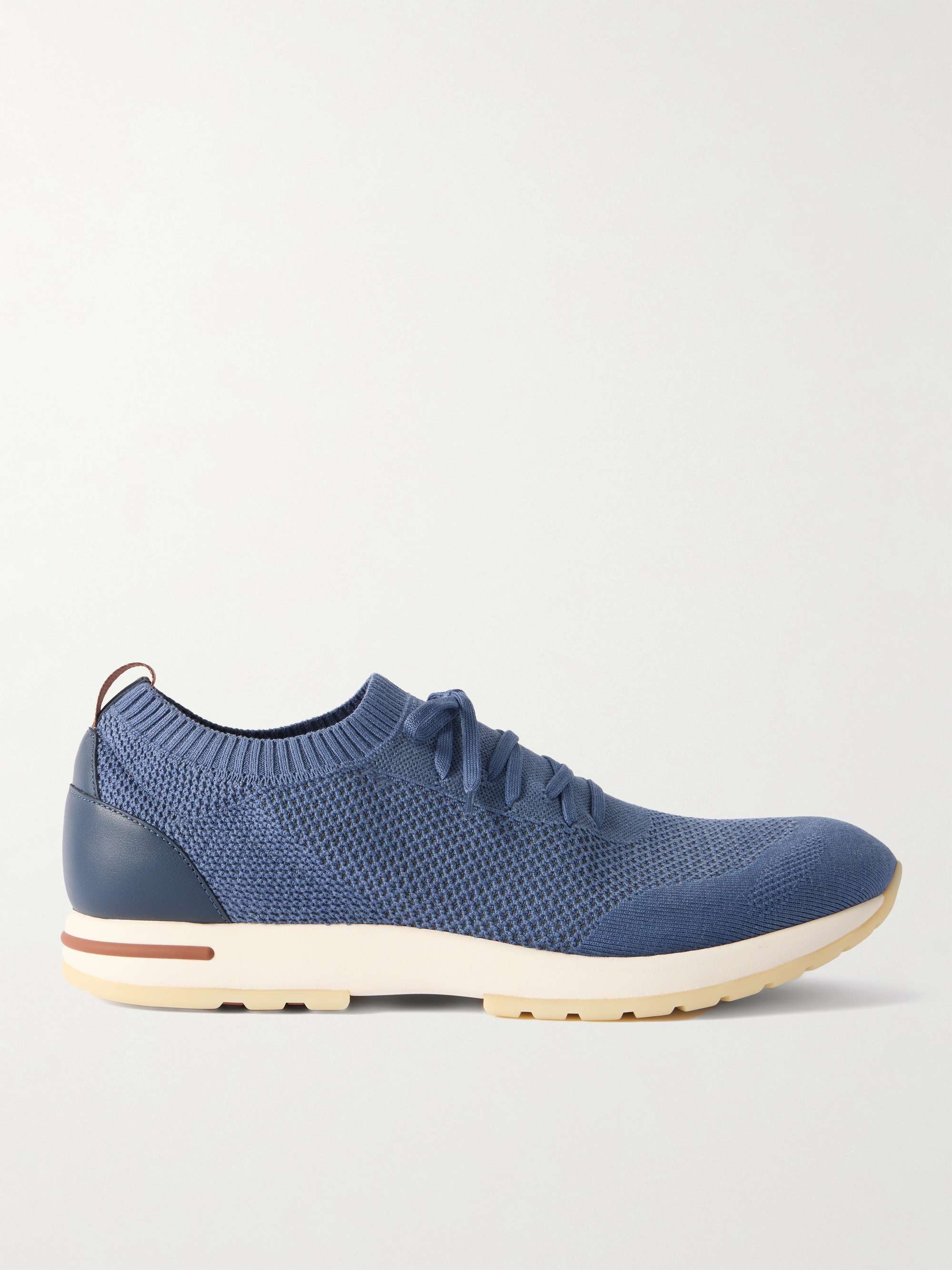 LORO PIANA 360 Flexy Leather Trimmed Knitted Wish Wool Sneakers for Men MR PORTER