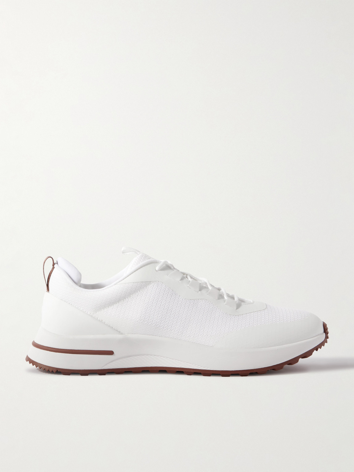 Loro Piana Weekend Walk Leather-Trimmed Mesh Sneakers - Men