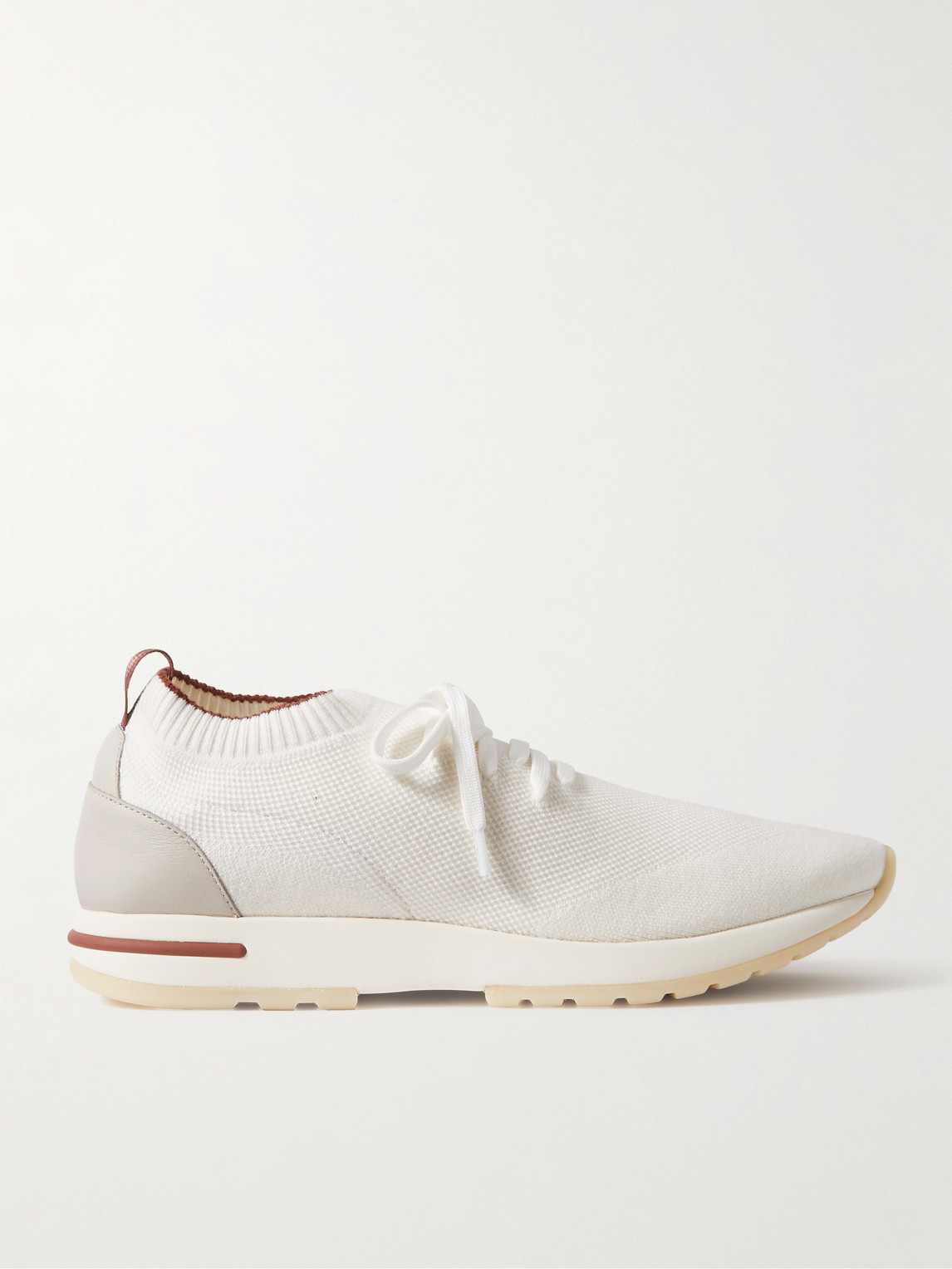 Loro Piana 360 Flexy Leather-Trimmed Knitted Wish® Wool Sneakers - Men