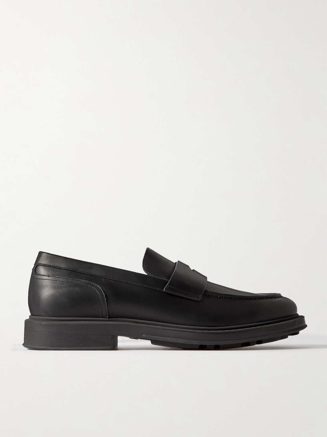 Loro Piana Travis Leather Penny Loafers - Men
