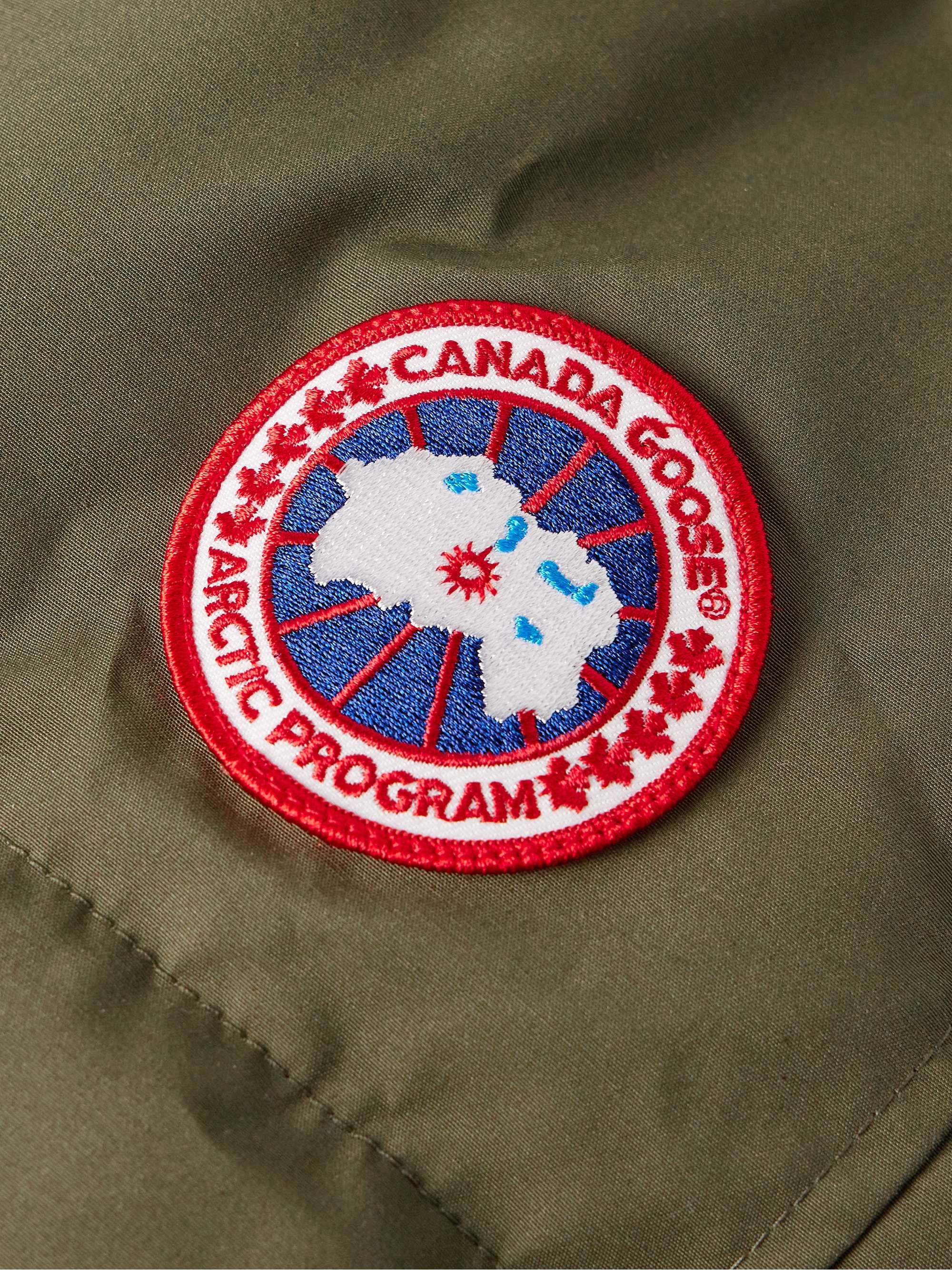 CANADA GOOSE Macmillan Logo-Appliquéd Quilted Shell Hooded Down Parka