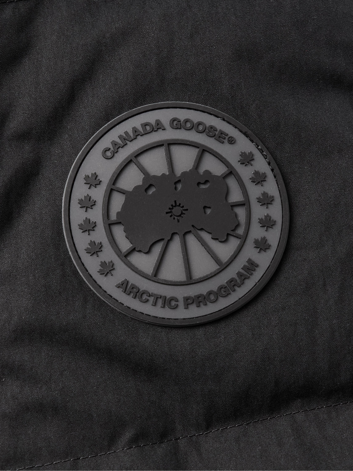 Canada Goose Garson Vest Wool Atlantic Navy In Black