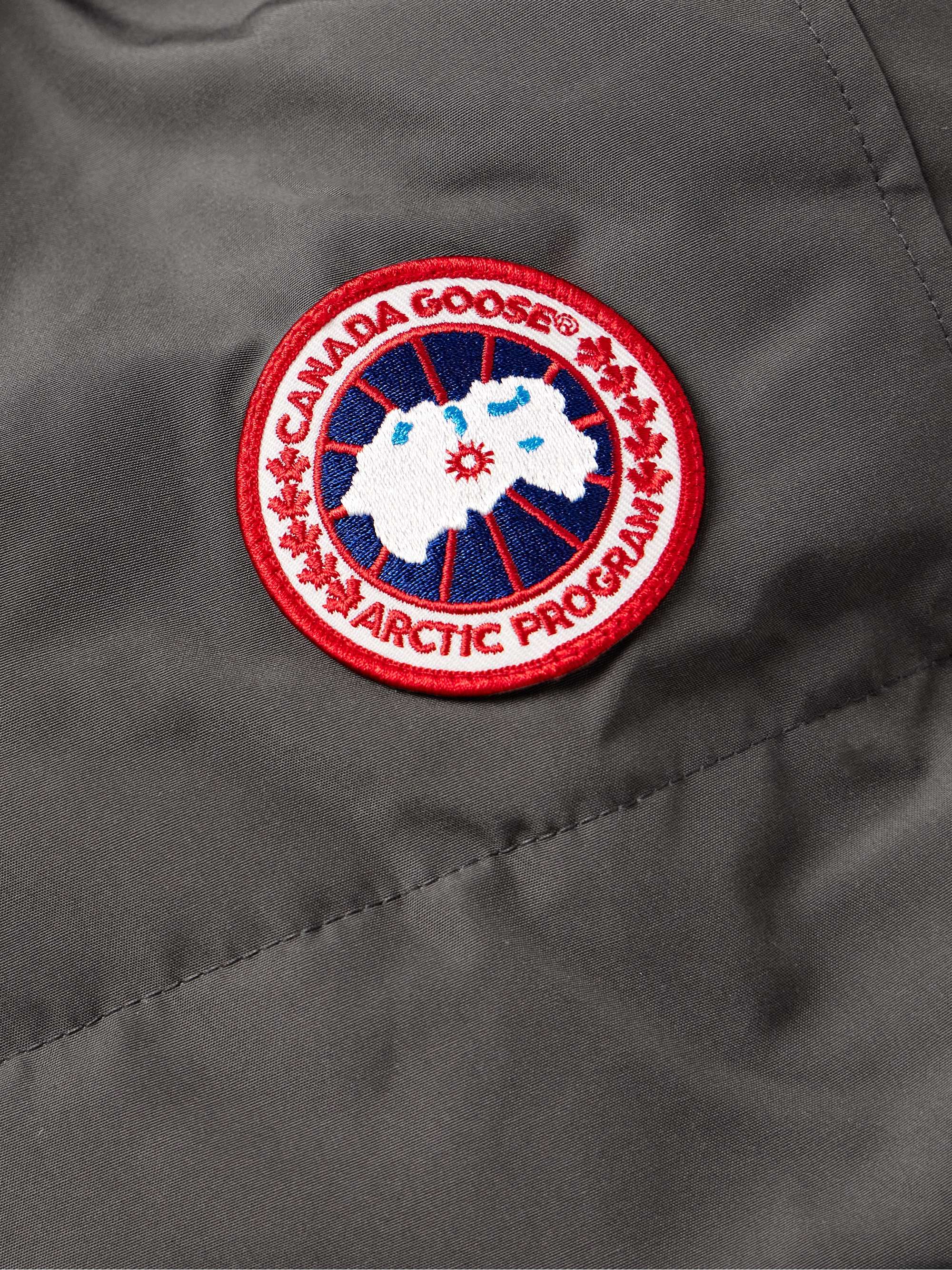 CANADA GOOSE Macmillan Logo-Appliquéd Quilted Shell Hooded Down Parka