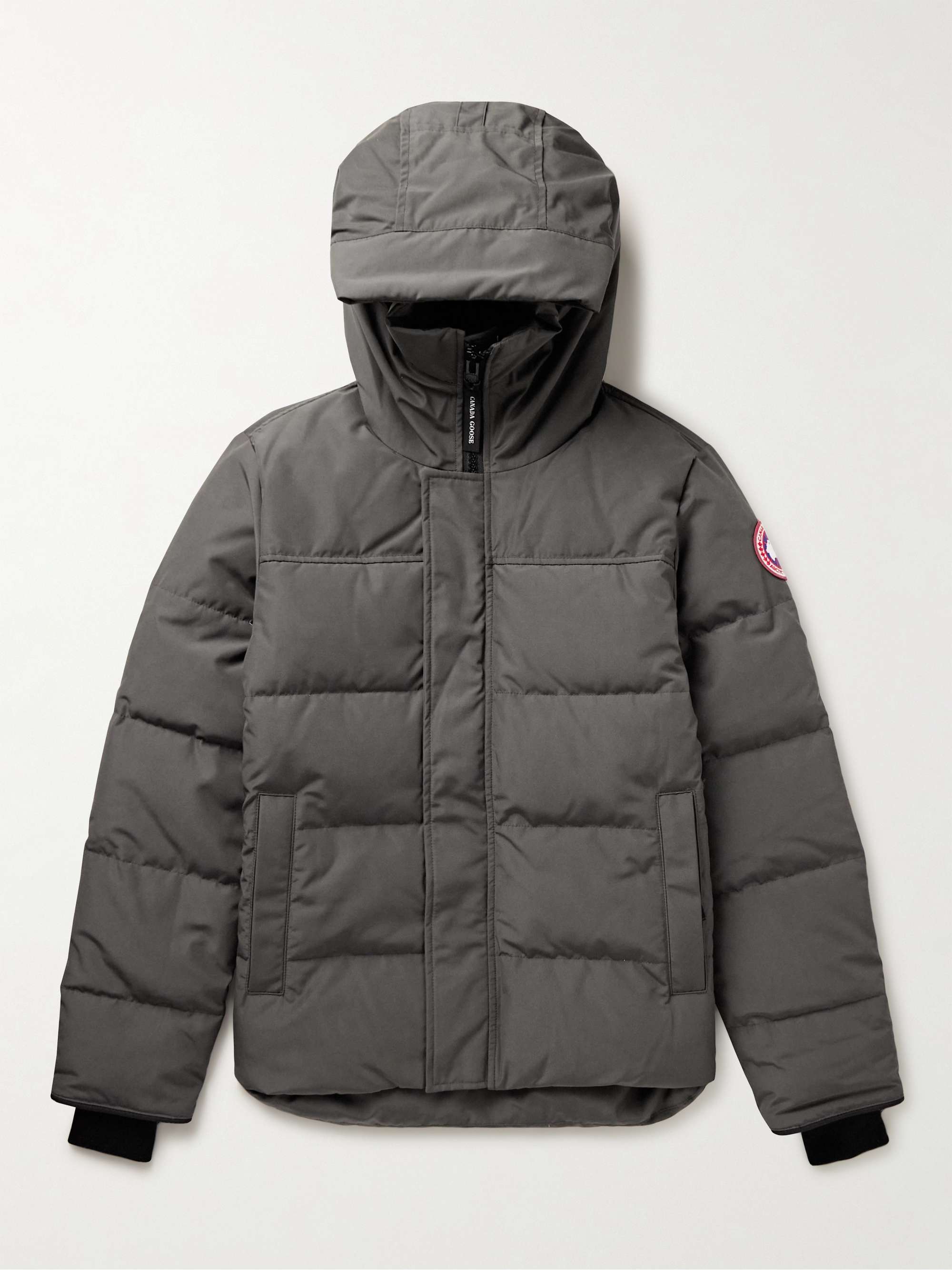 CANADA GOOSE Macmillan Logo-Appliquéd Quilted Arctic Tech® Hooded Down ...