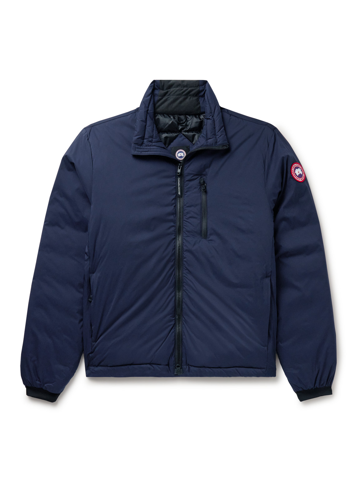 Canada Goose Lodge Quilted Ripstop Down Jacket In Blue