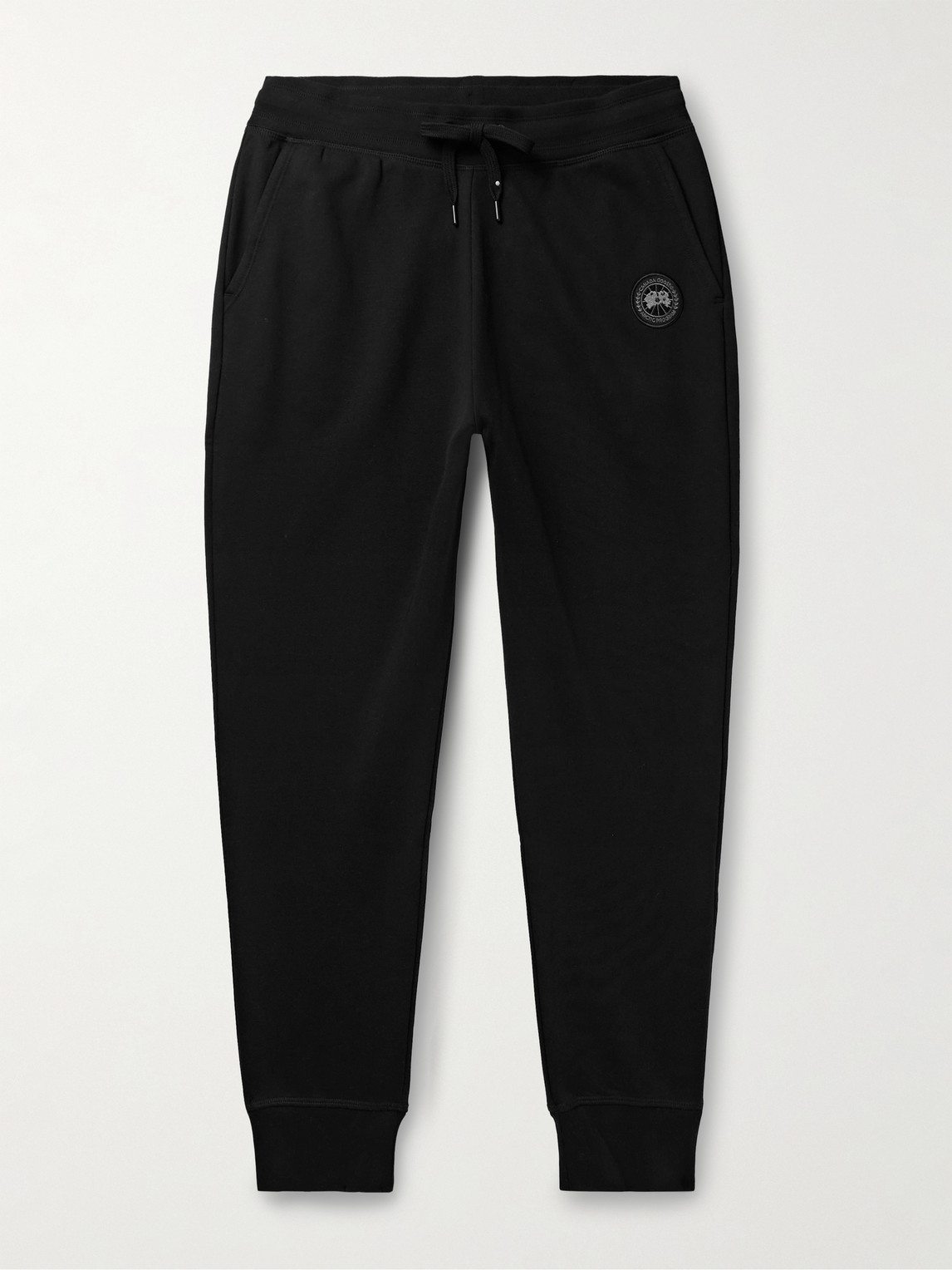 Canada Goose abel Huron Tapered ogo-Appliquéd Cotton-Jersey Sweatpants - Men