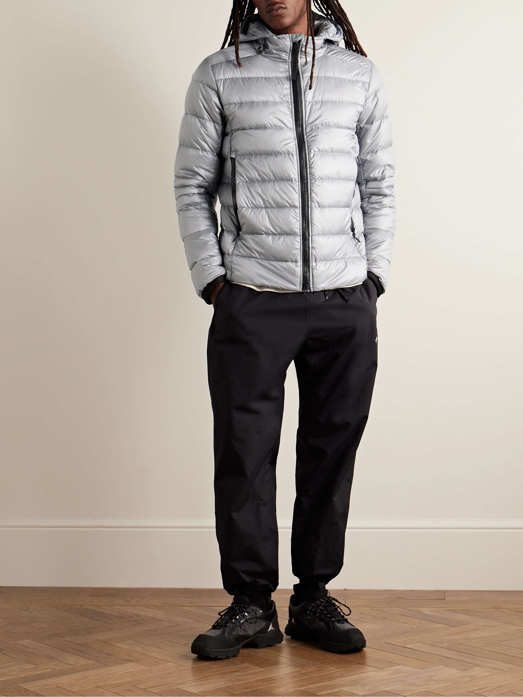 CANADA GOOSE Crofton Slim-Fit Logo-Appliquéd Quilted Nylon-Ripstop ...