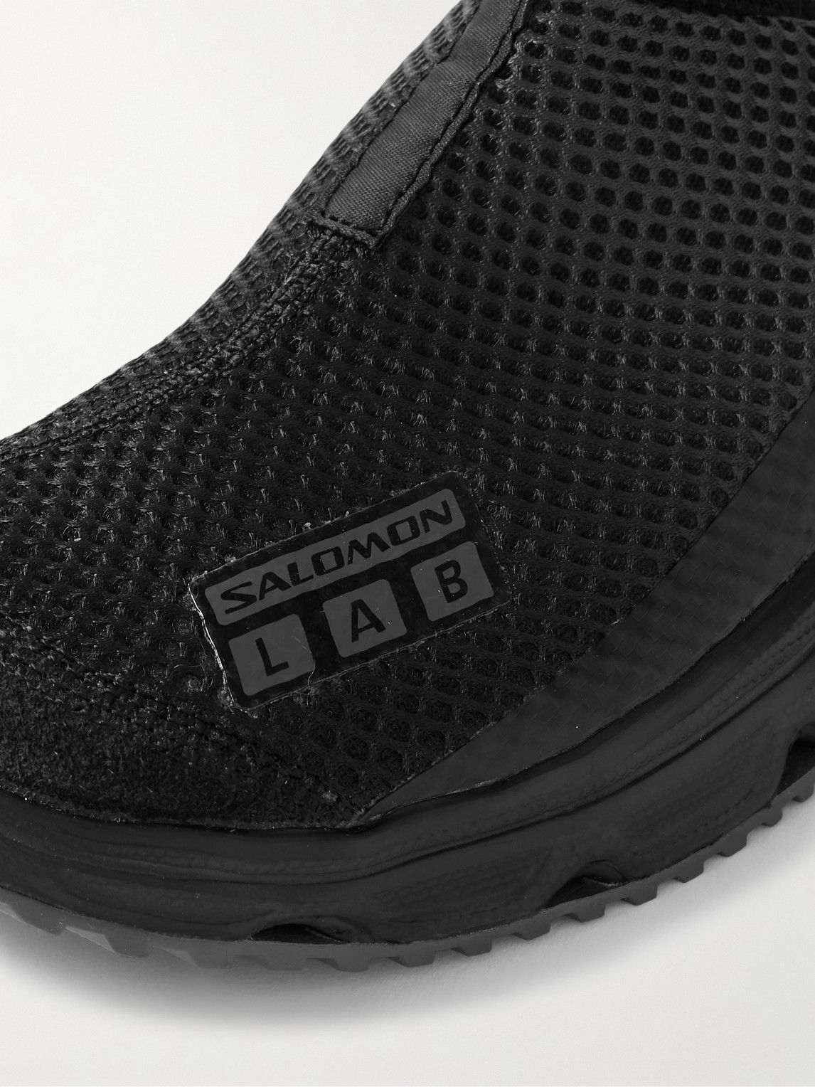 Shop Salomon Rx Moc 3.0 Mesh Slip-on Sneakers In Black